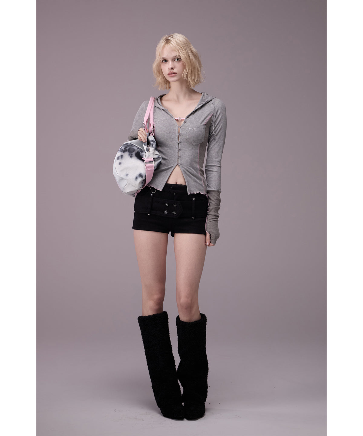 MODEL:176cm/COLOR:BLK/SIZE:F