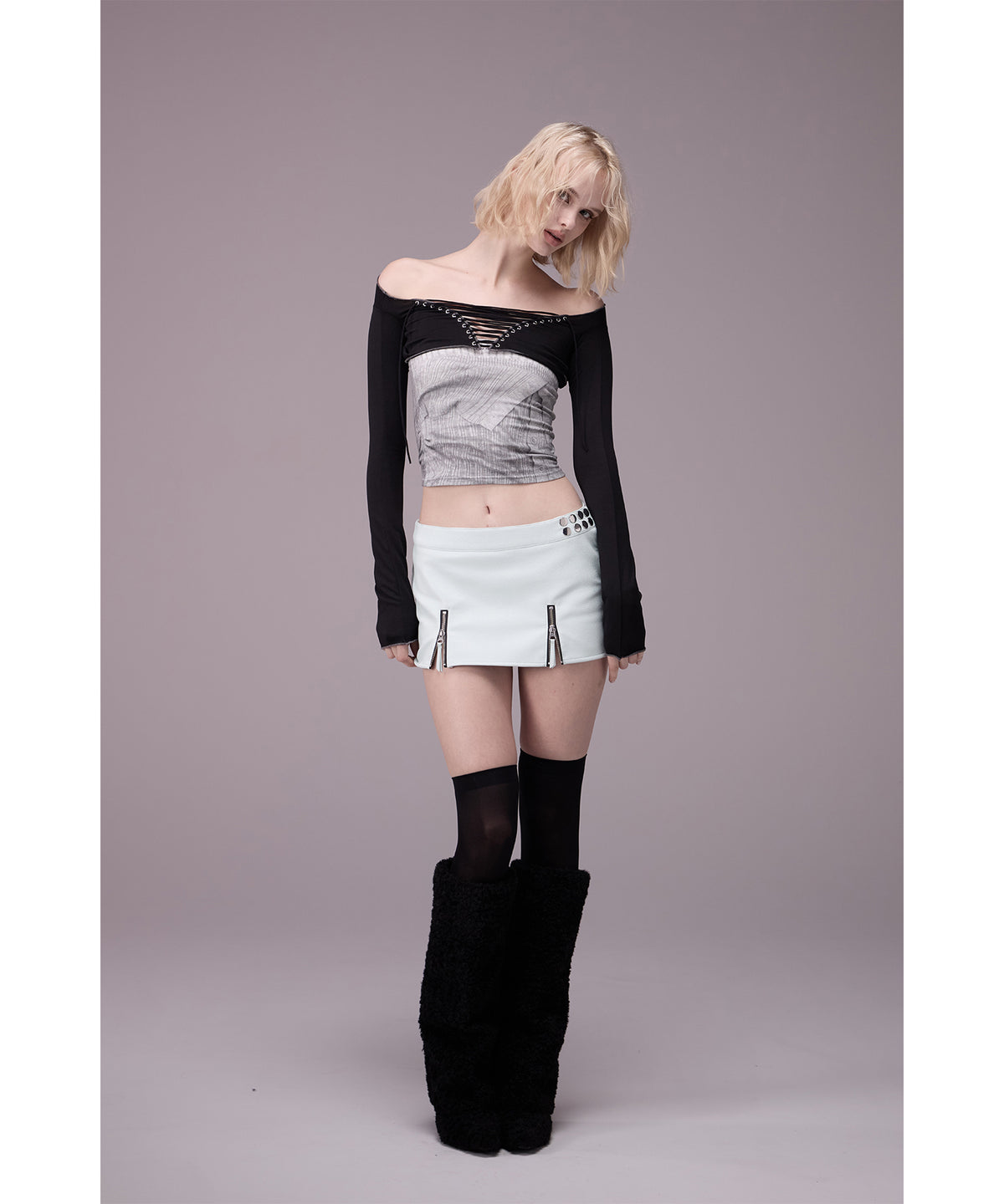 MODEL:176cm/COLOR:L/TRQ/SIZE:S