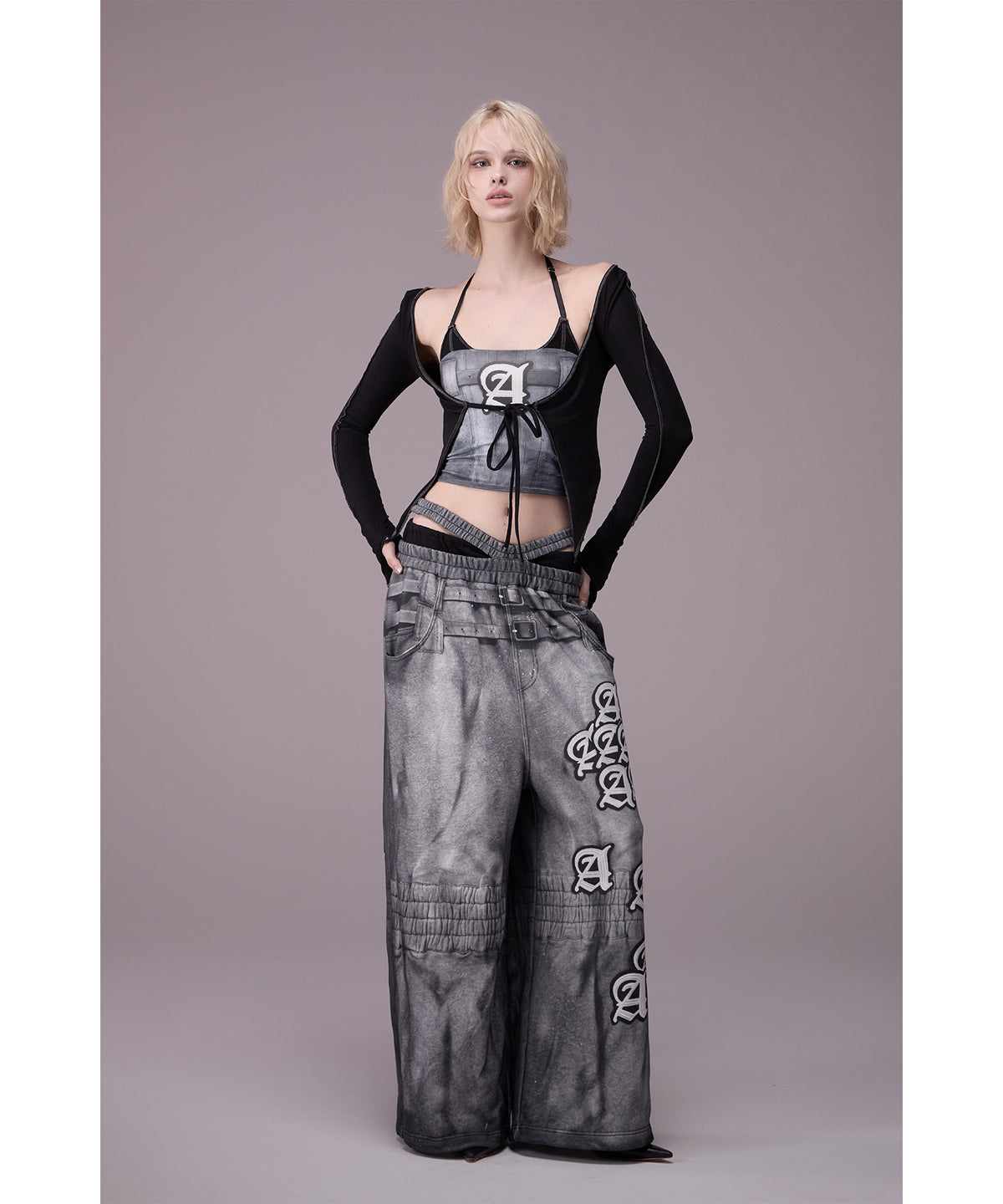 MODEL:176cm/COLOR:D/GRY/SIZE:F