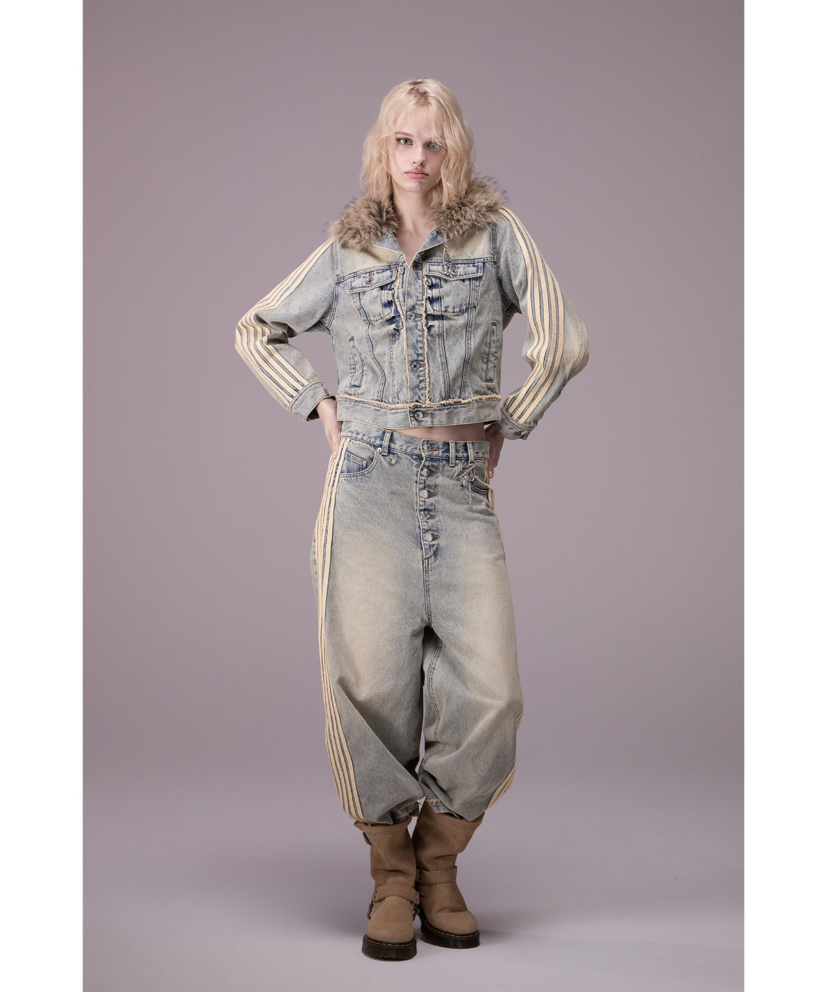MODEL:176cm/COLOR:BLU/SIZE:F
