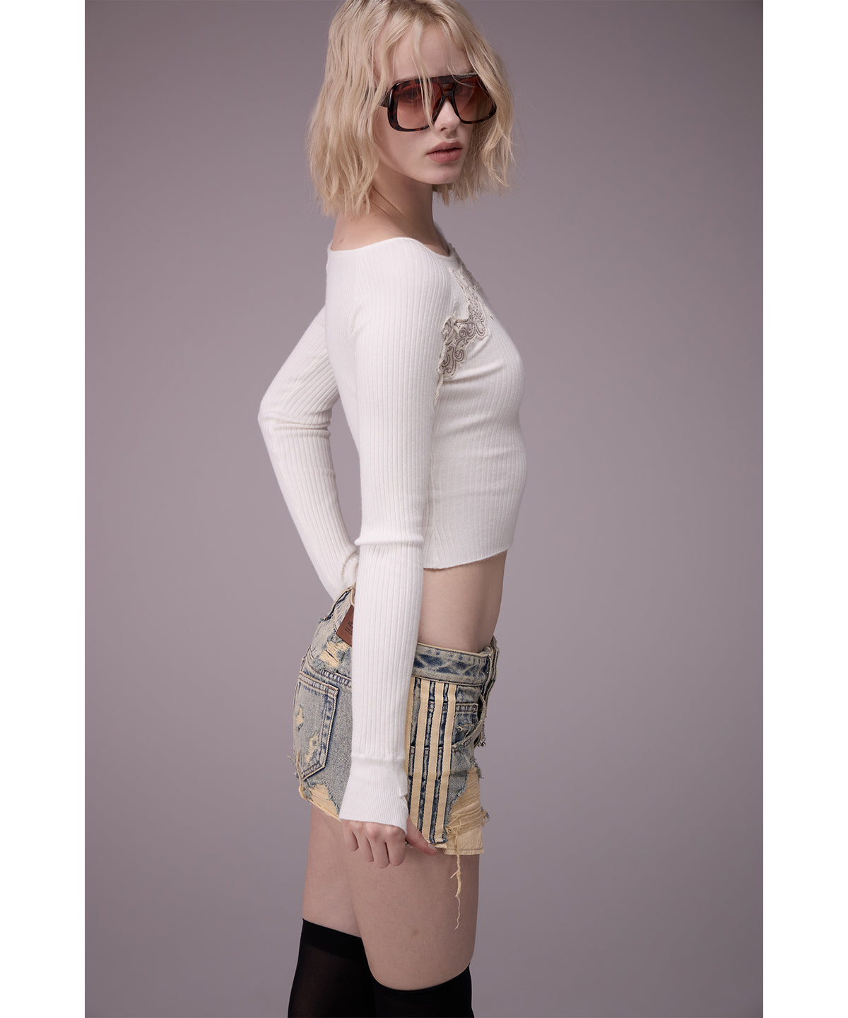 MODEL:176cm/COLOR:WHT/SIZE:F