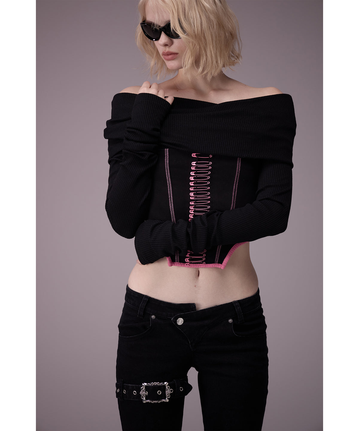 MODEL:176cm/COLOR:BLK/SIZE:F