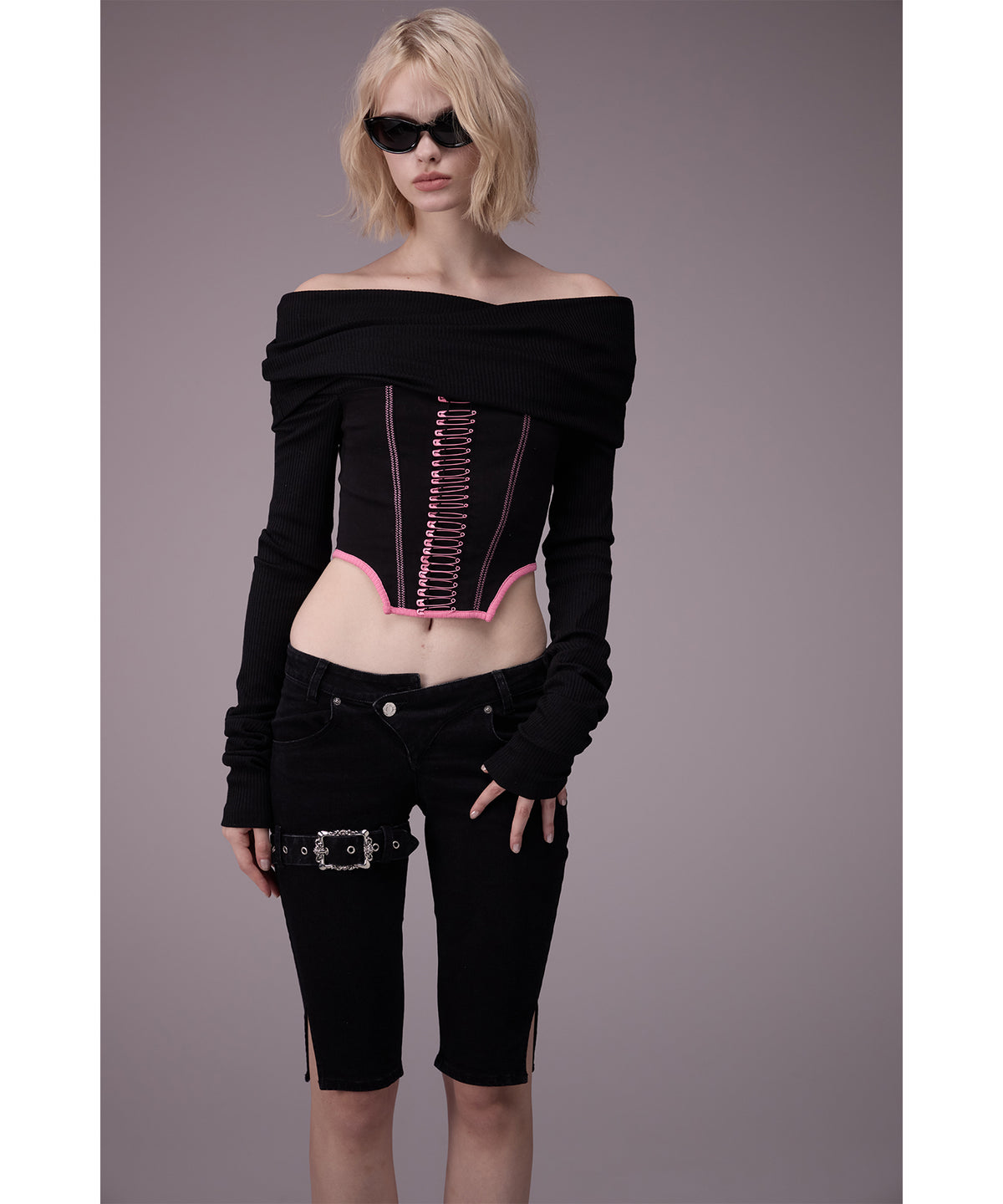 MODEL:176cm/COLOR:BLK/SIZE:F