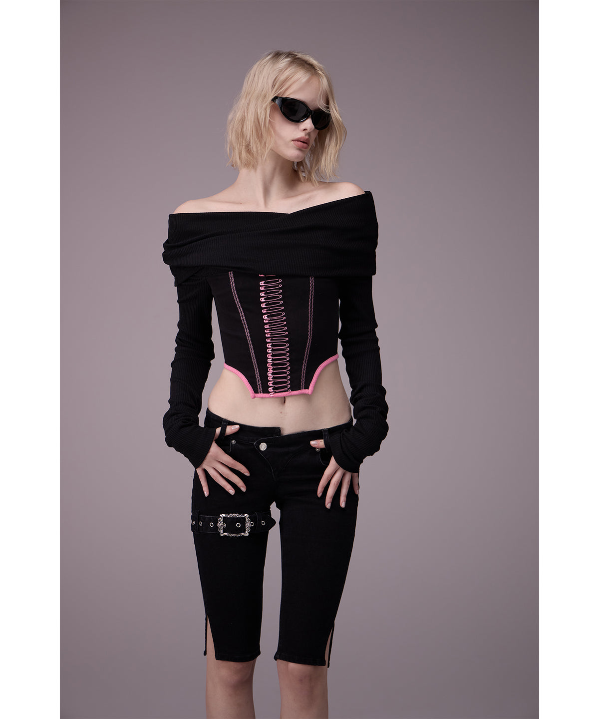 MODEL:176cm/COLOR:BLK/SIZE:S