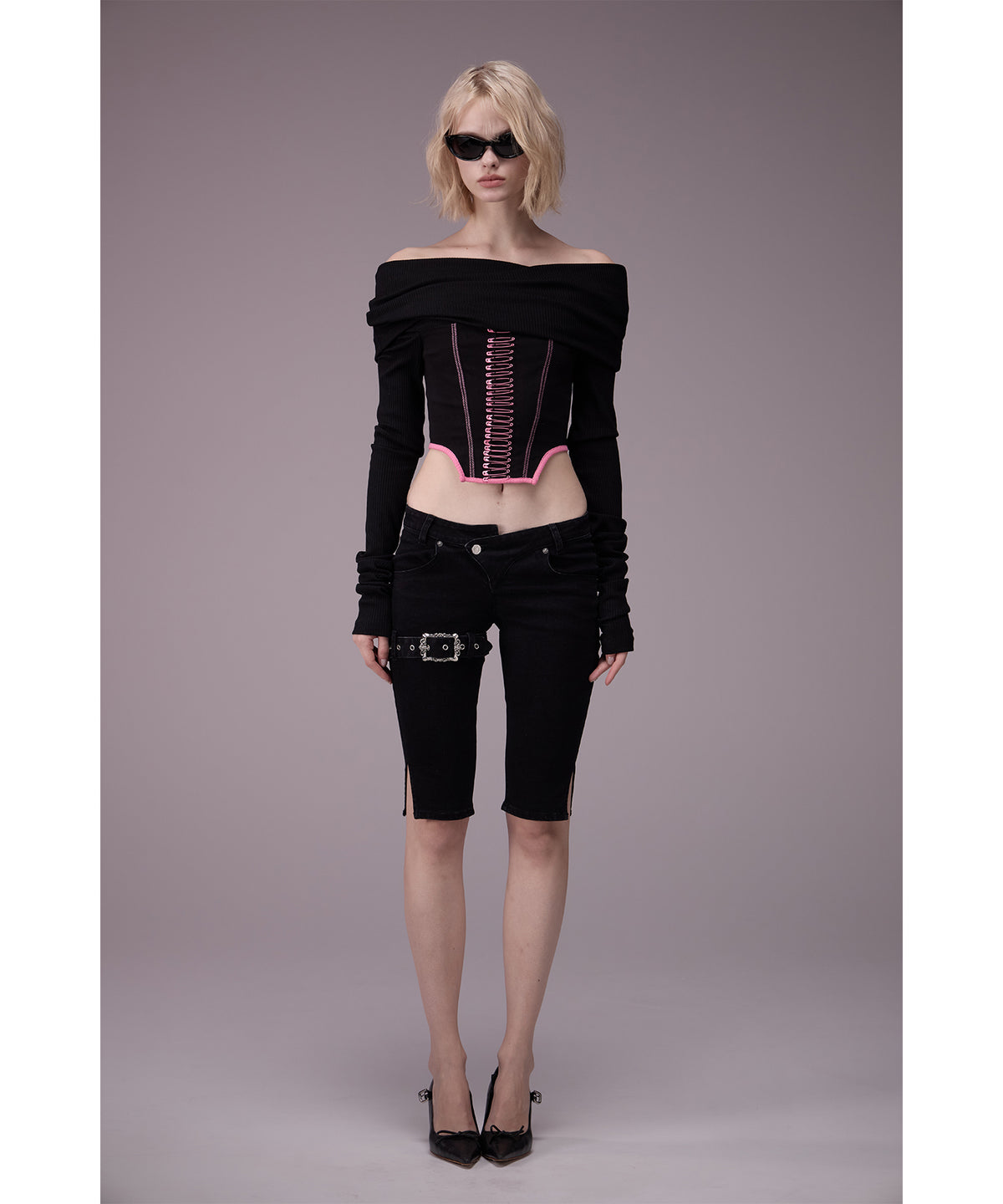 MODEL:176cm/COLOR:BLK/SIZE:F
