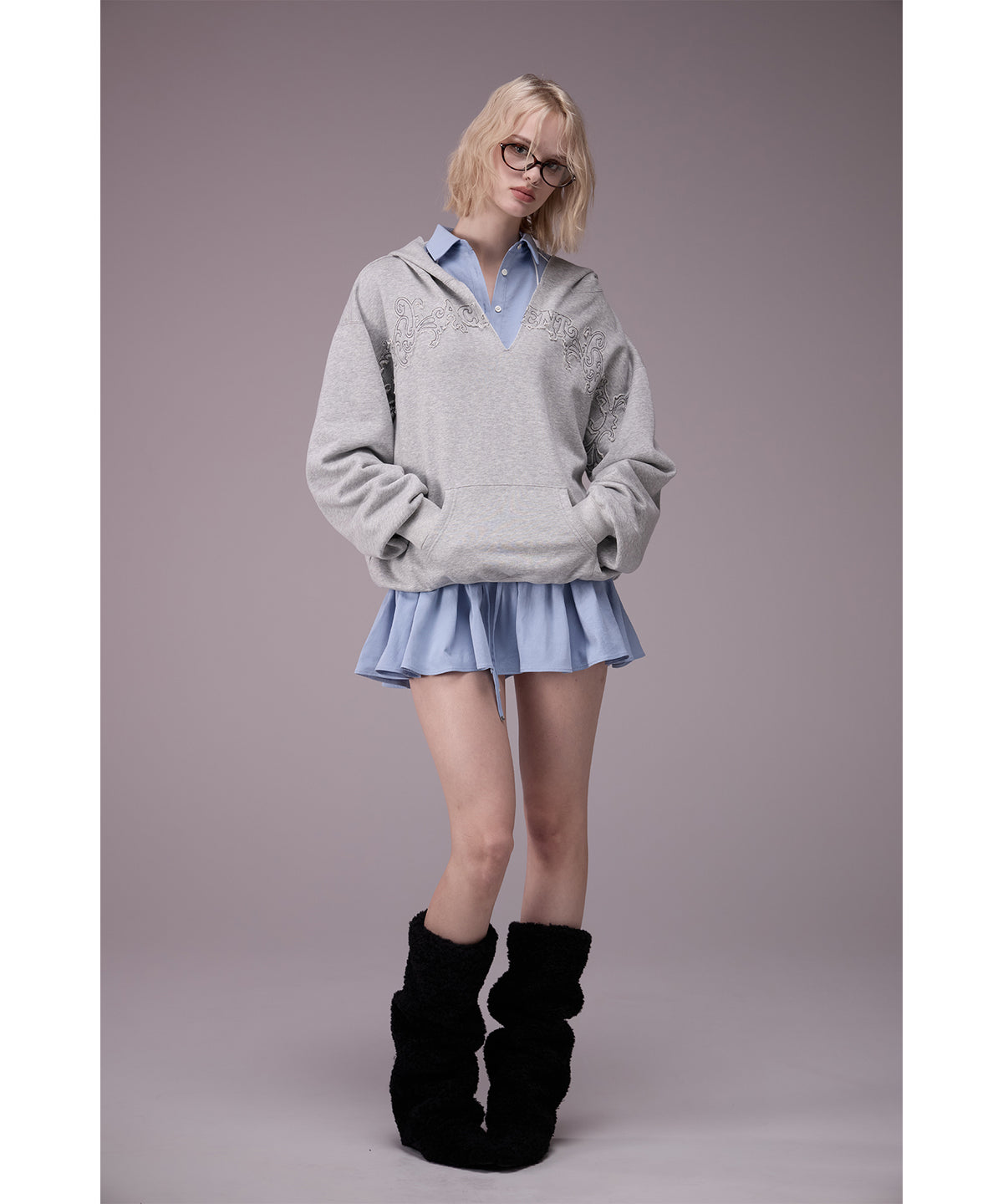 MODEL:176cm/COLOR:BLU/SIZE:F