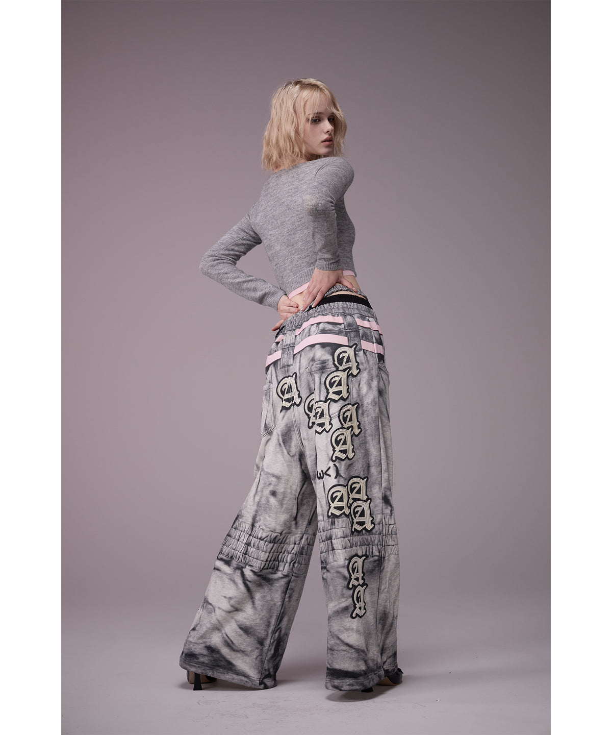 MODEL:176cm/COLOR:GRY/SIZE:F