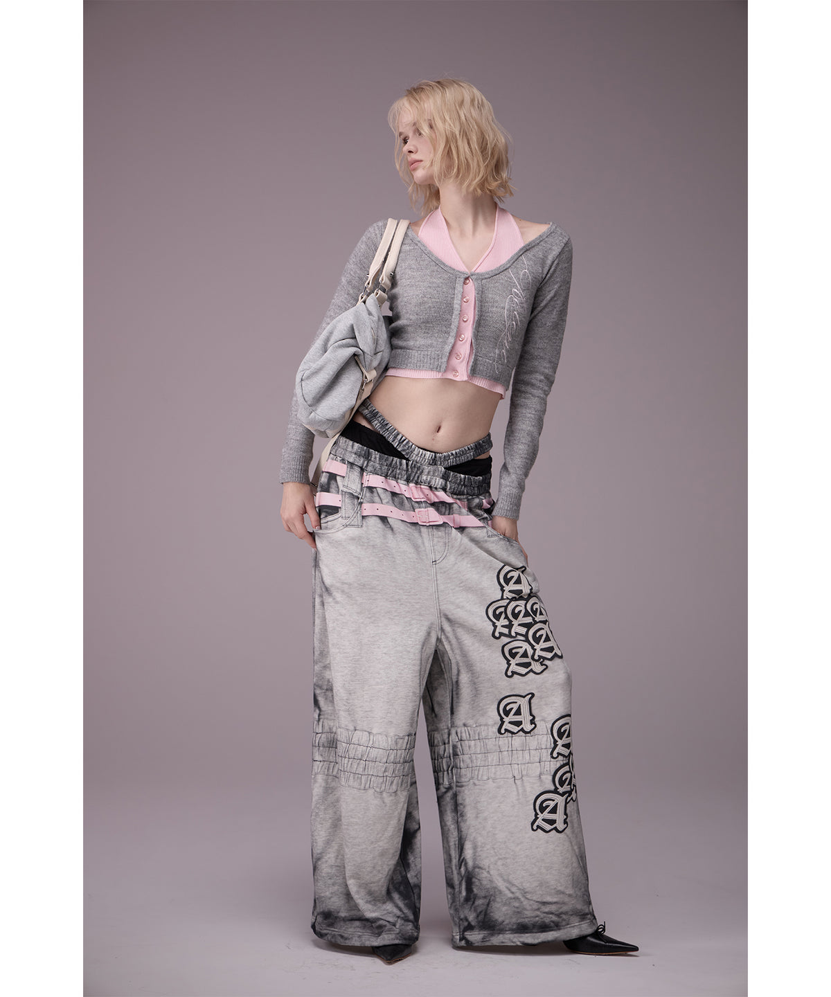 MODEL:176cm/COLOR:GRY/SIZE:F