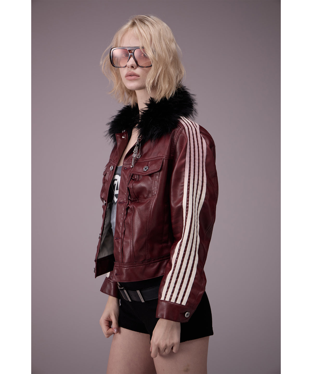 MODEL:176cm/COLOR:RED/SIZE:F
