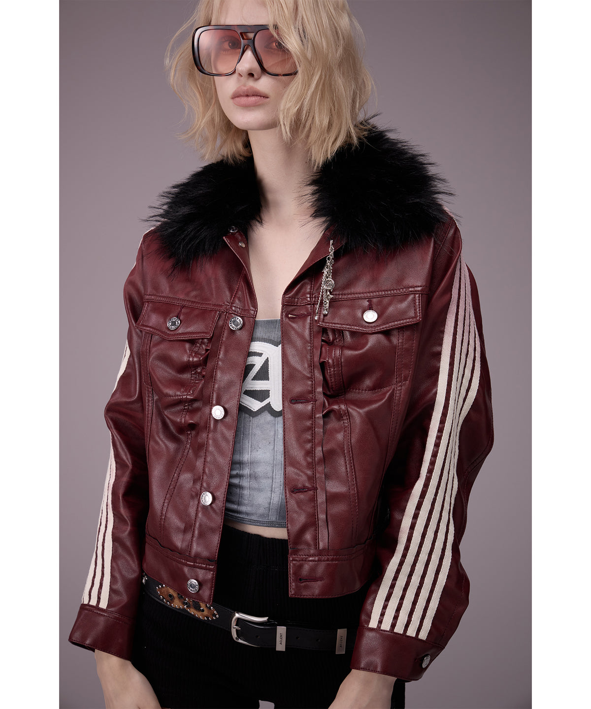 MODEL:176cm/COLOR:RED/SIZE:F