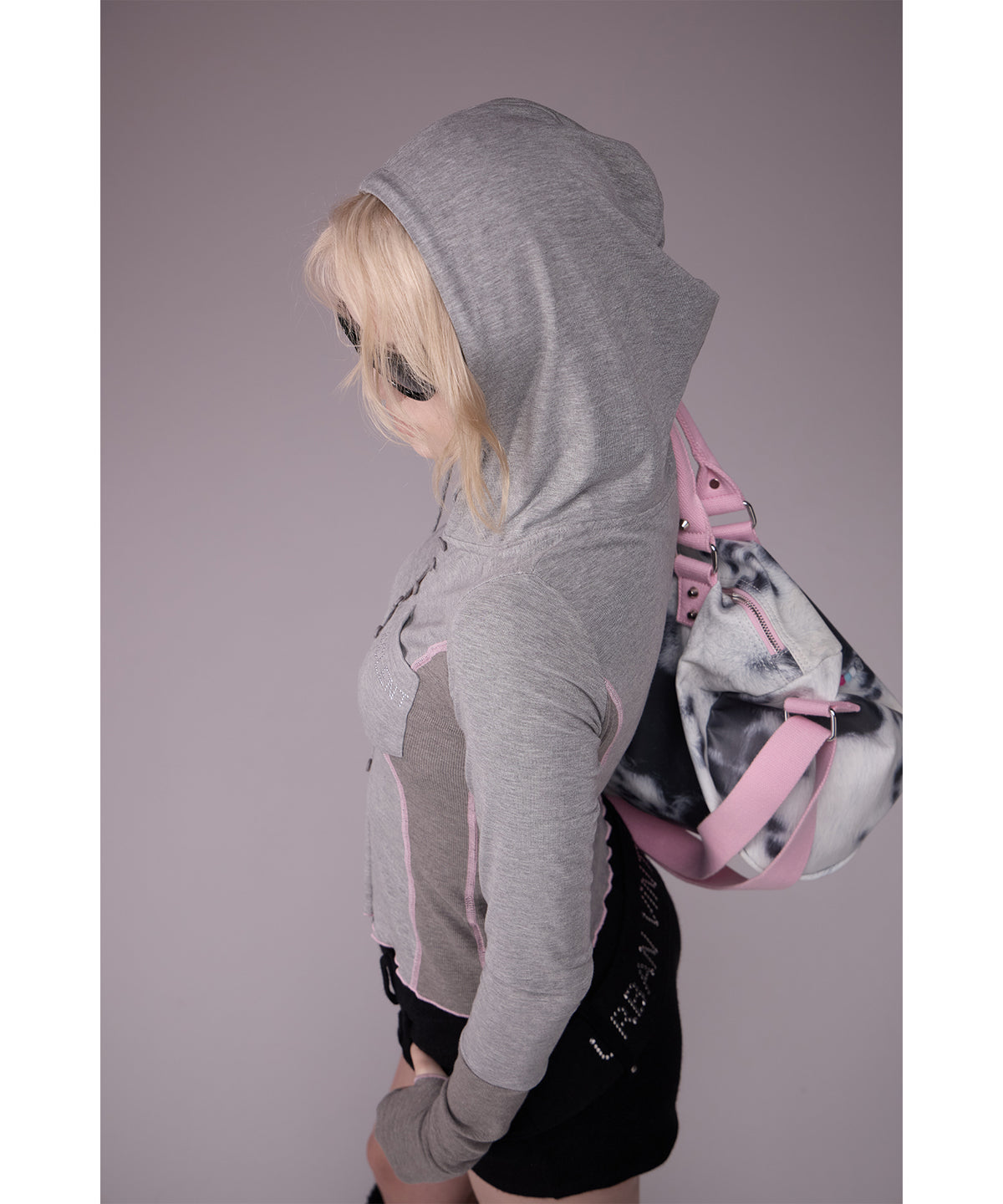 MODEL:176cm/COLOR:GRY/SIZE:F