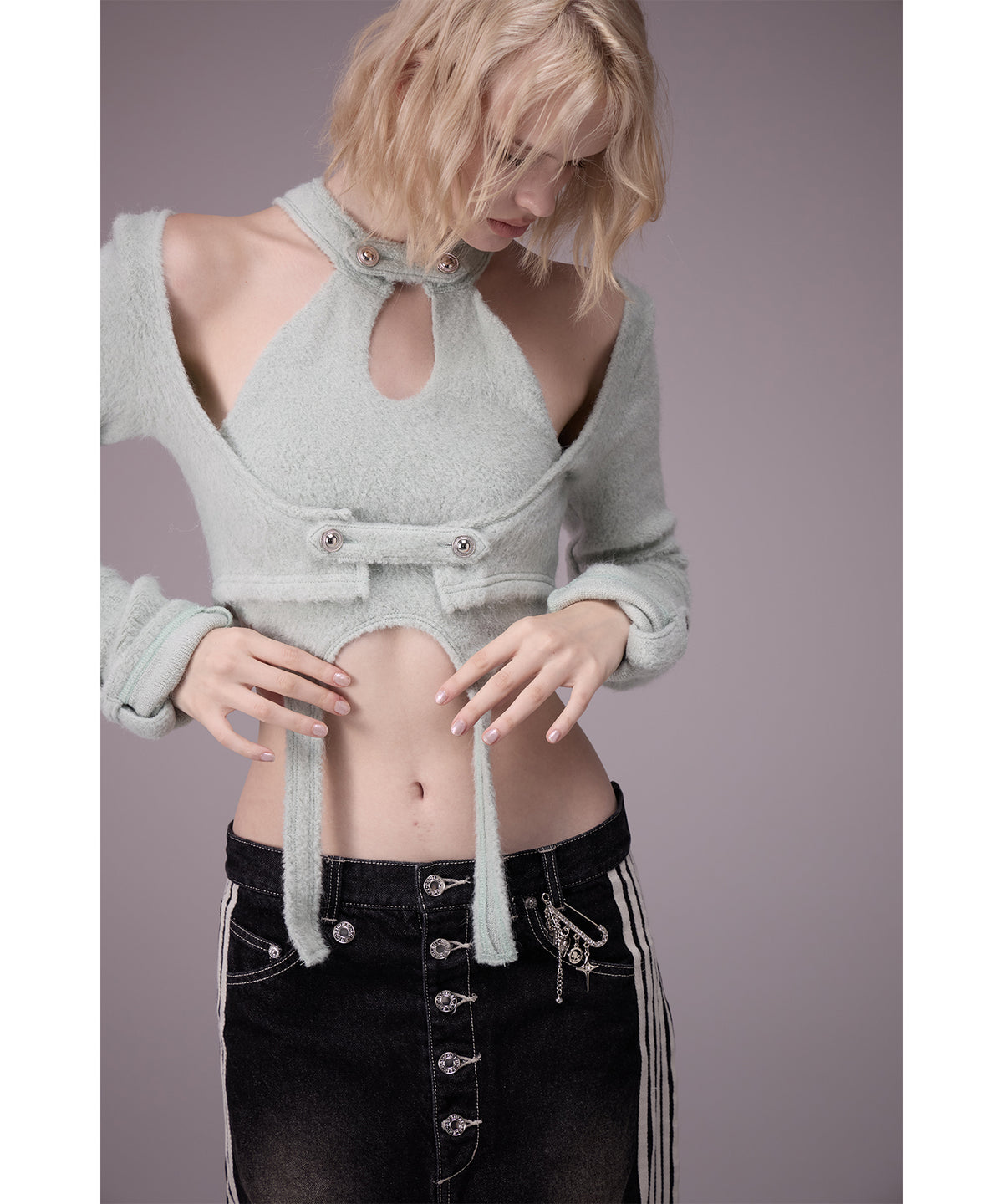 MODEL:176cm/COLOR:L/TRQ/SIZE:F