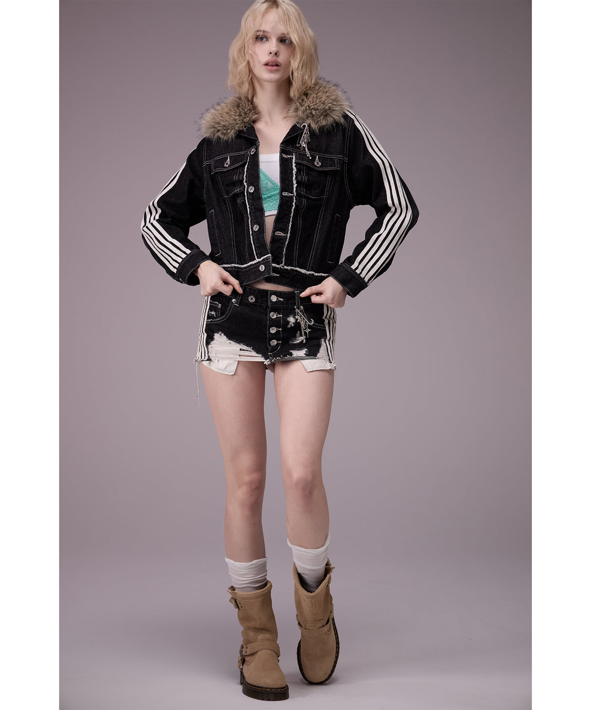 MODEL:176cm/COLOR:BLK/SIZE:F