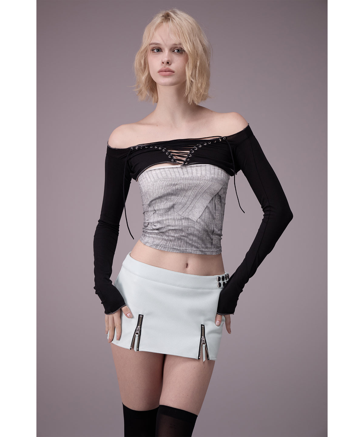 MODEL:176cm/COLOR:L/TRQ/SIZE:S
