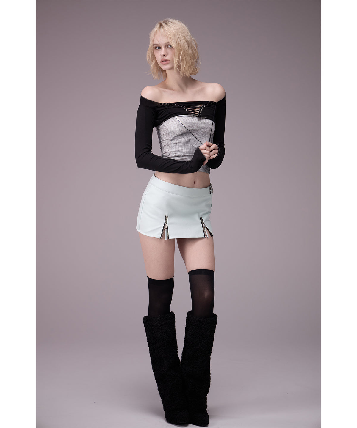 MODEL:176cm/COLOR:L/TRQ/SIZE:S