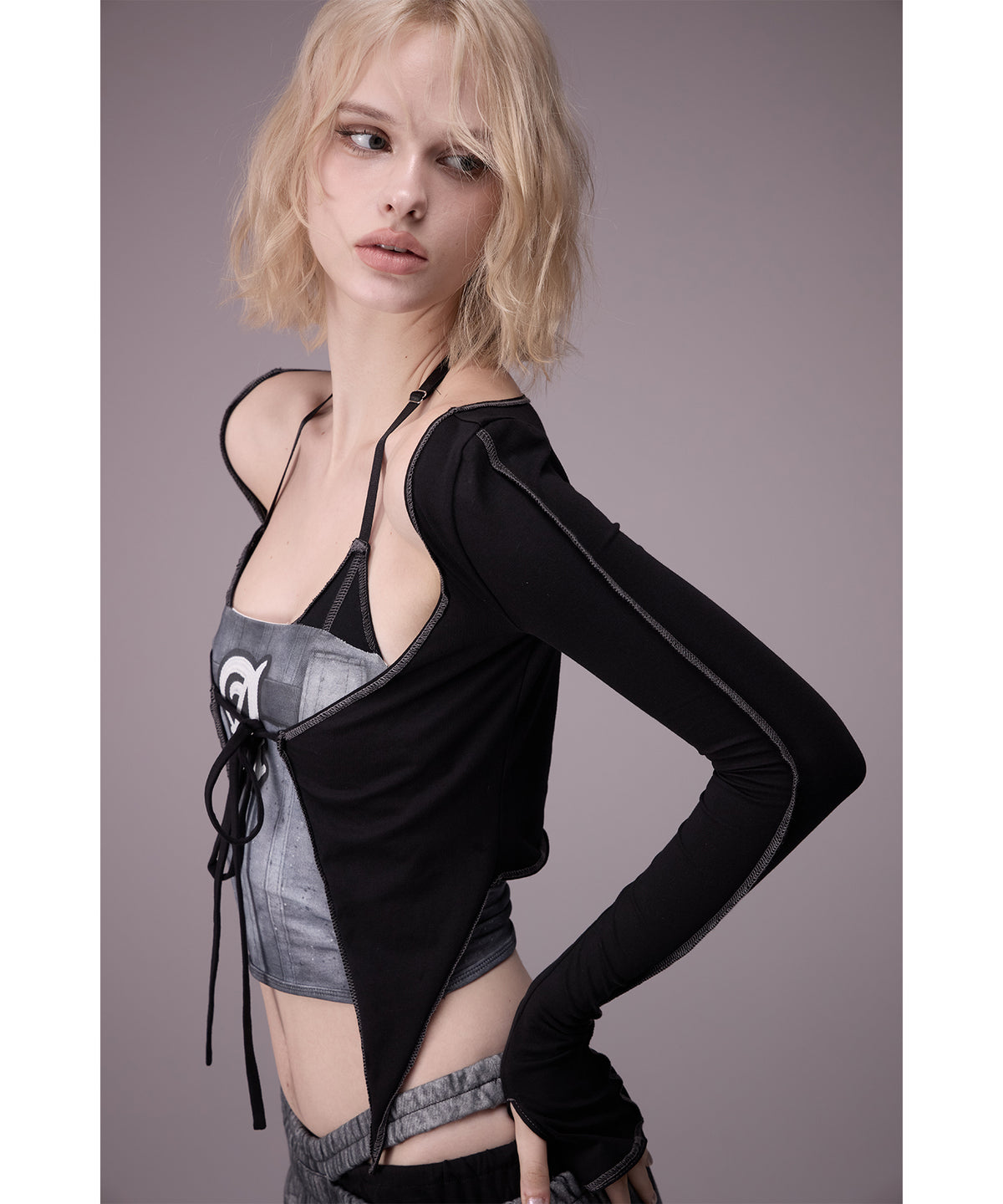 MODEL:176cm/COLOR:D/GRY/SIZE:F