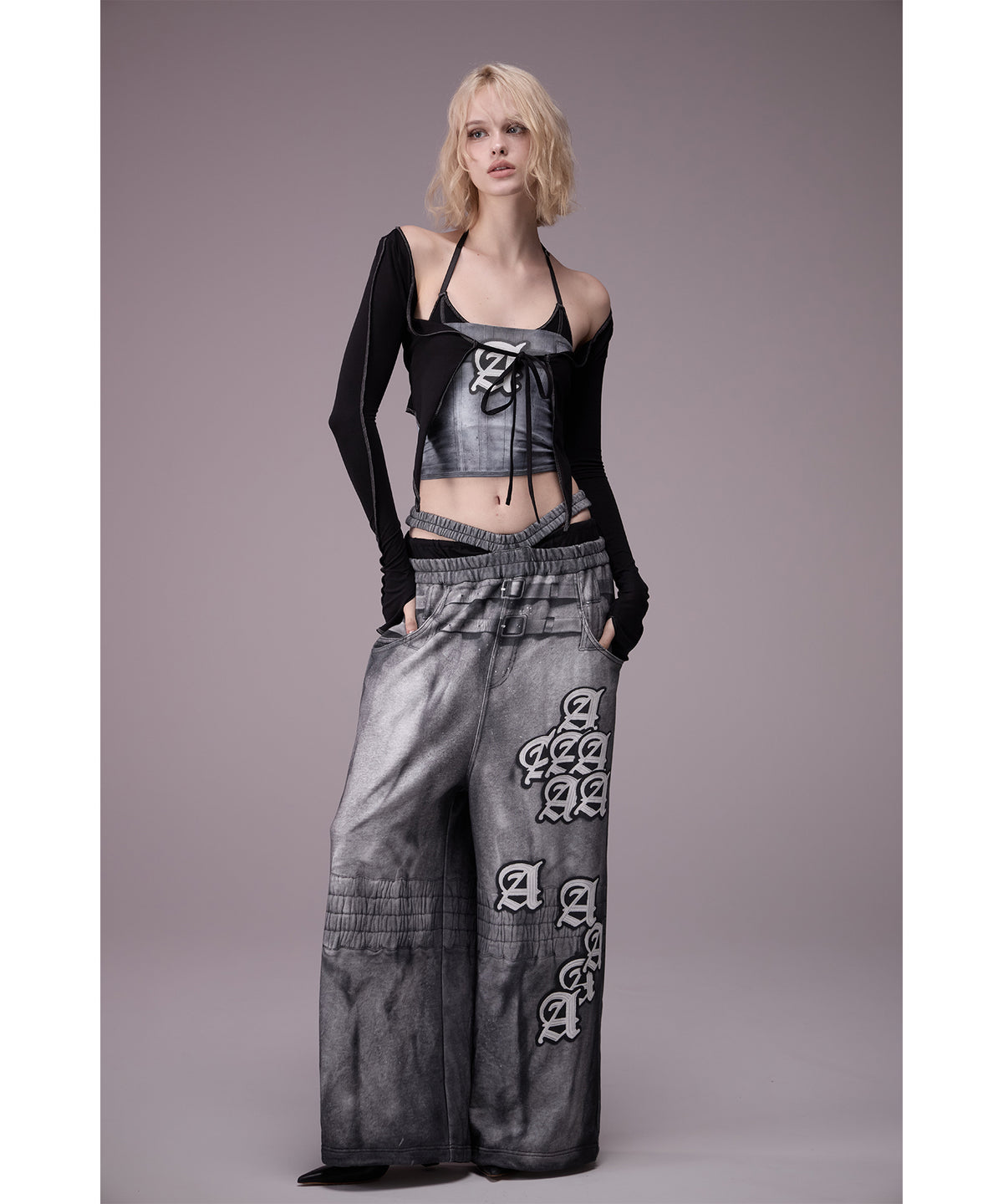 MODEL:176cm/COLOR:D/GRY/SIZE:F
