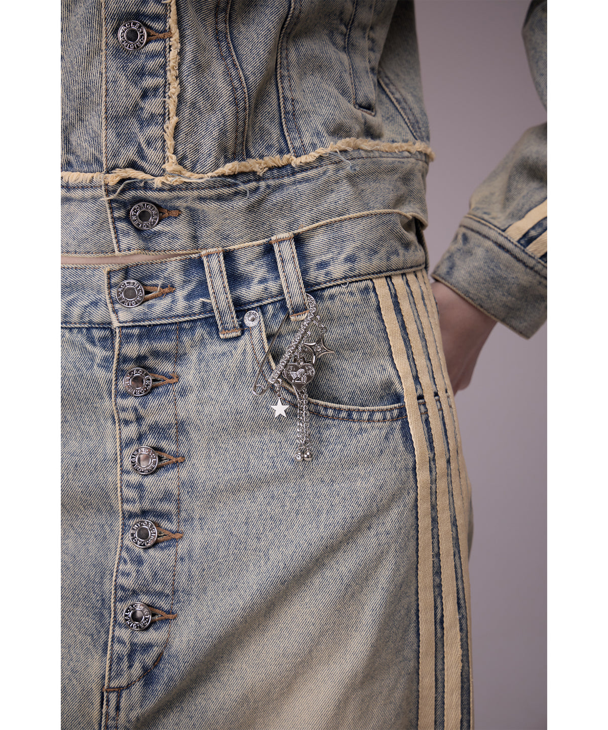 MODEL:176cm/COLOR:BLU/SIZE:F