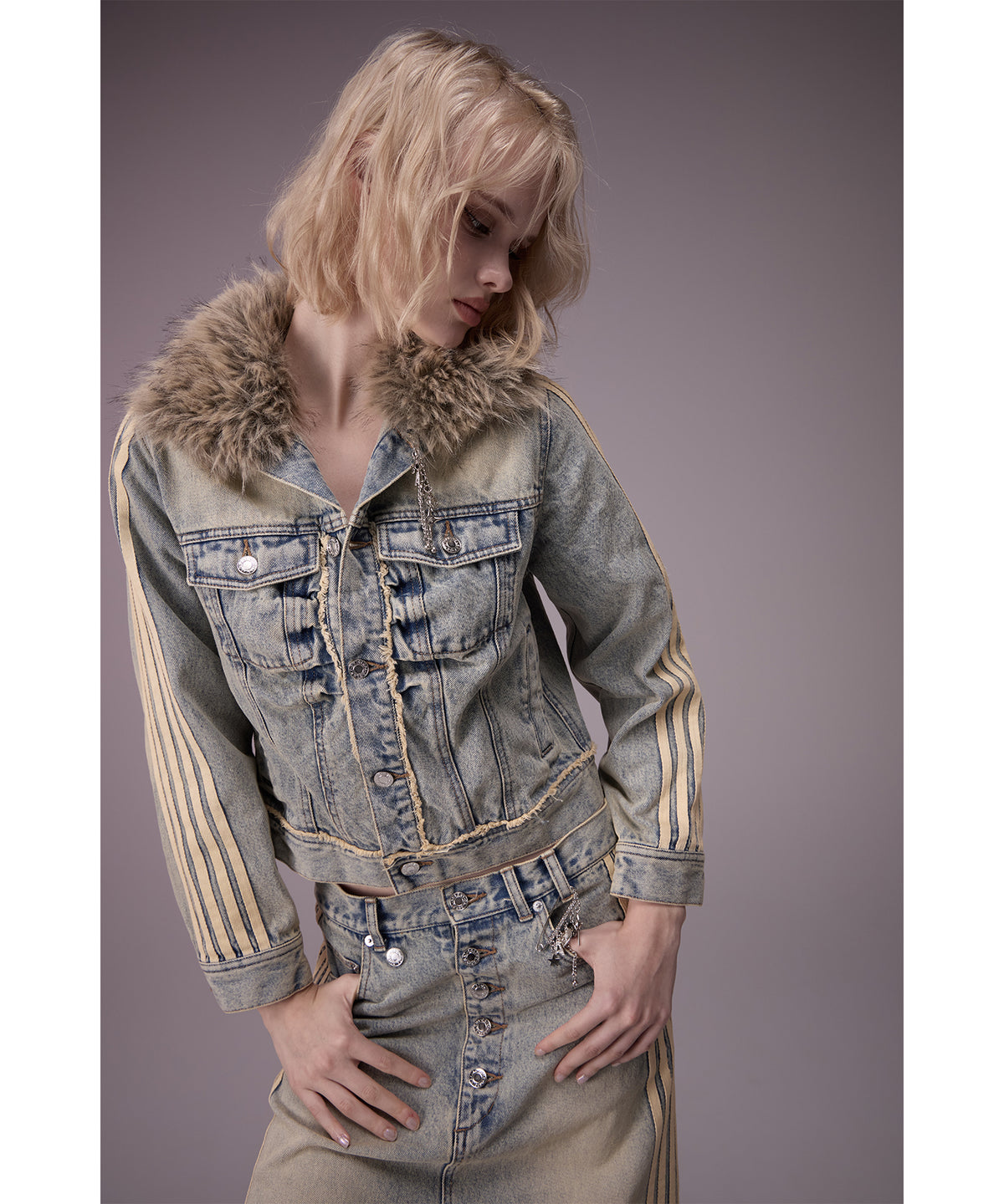 MODEL:176cm/COLOR:BLU/SIZE:F