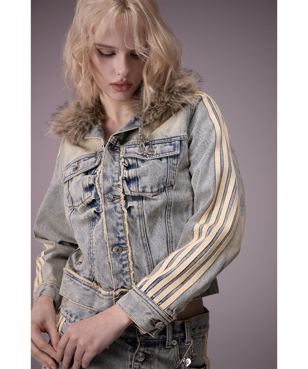 MODEL:176cm/COLOR:BLU/SIZE:F