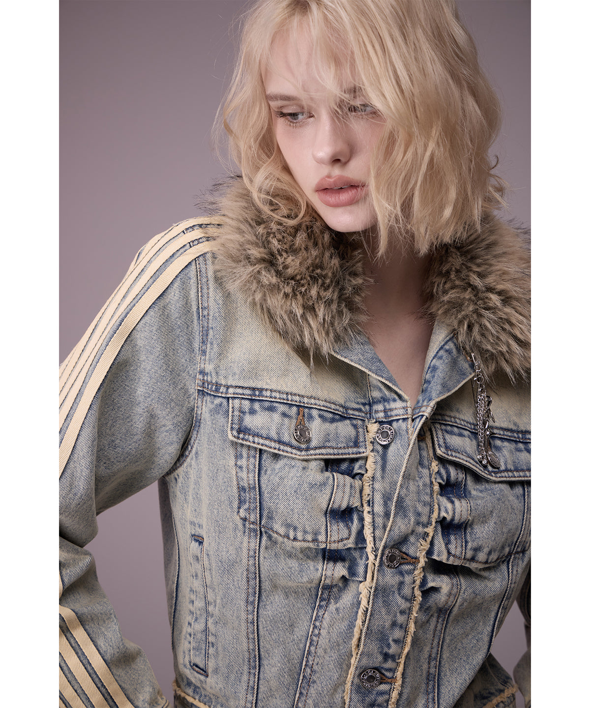 MODEL:176cm/COLOR:BLU/SIZE:F