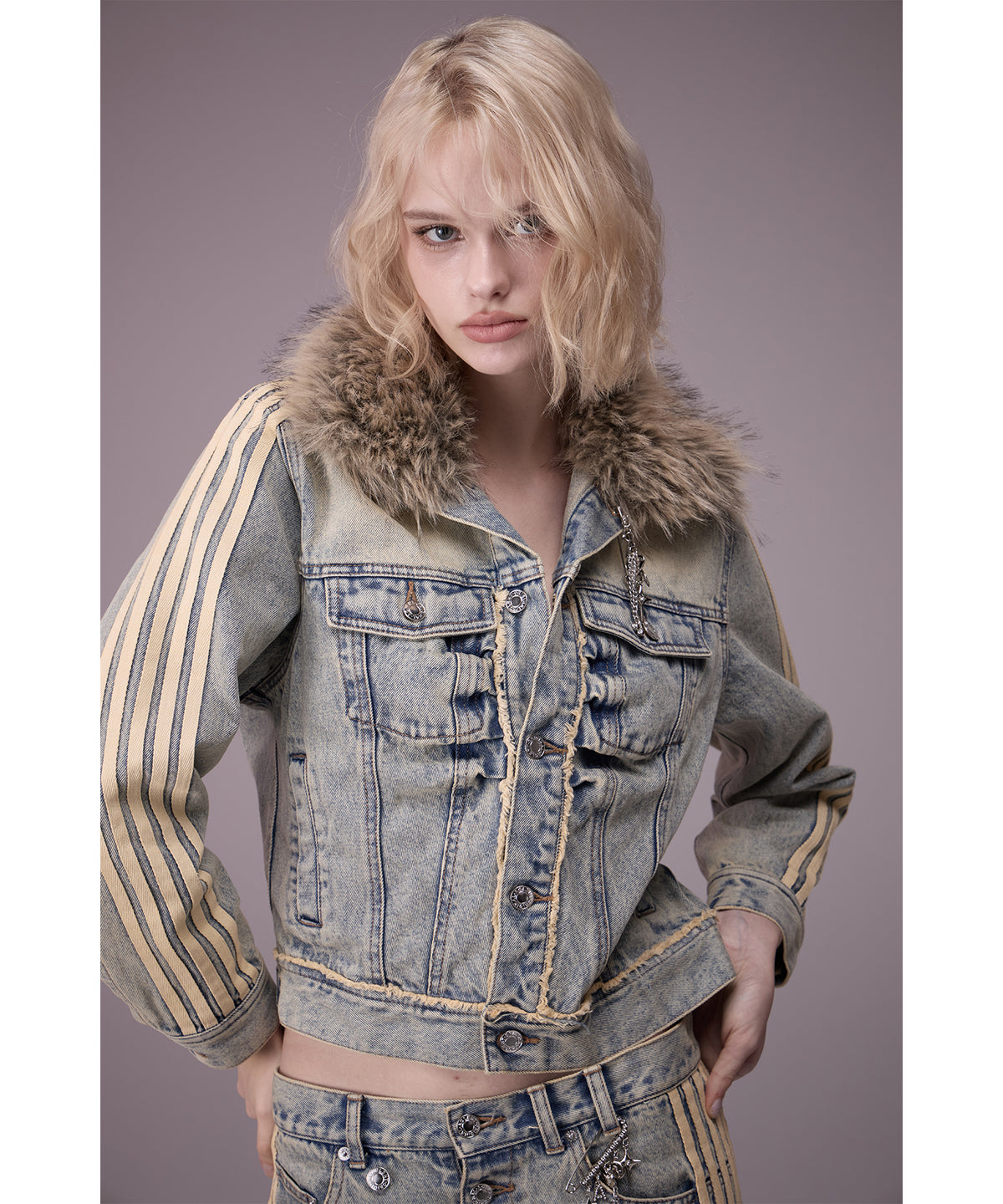 MODEL:176cm/COLOR:BLU/SIZE:F