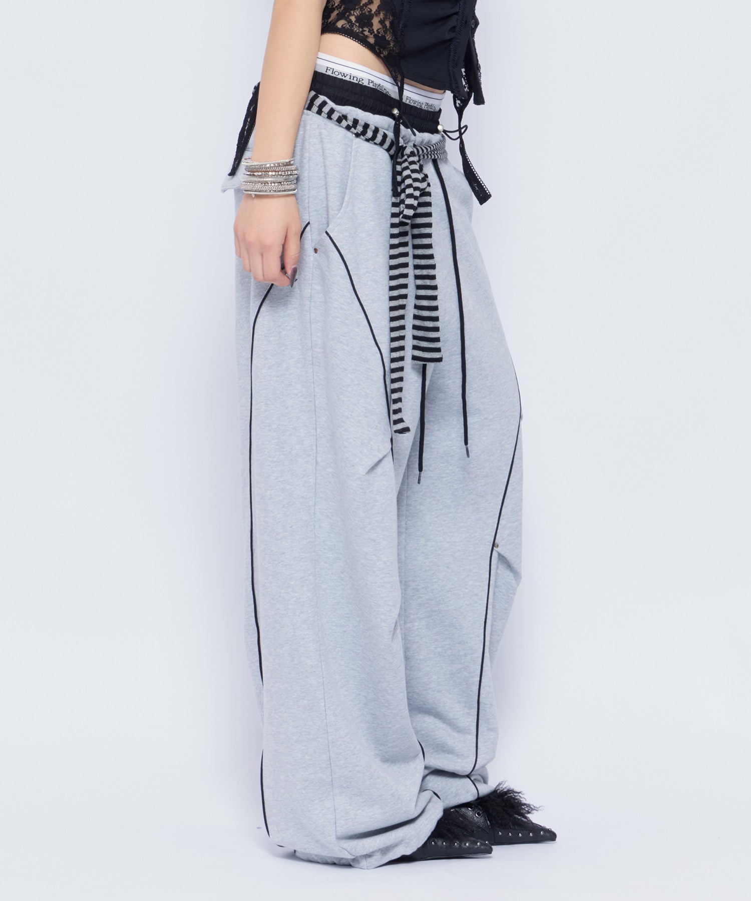 MODEL:170cm/COLOR:GRY/SIZE:F