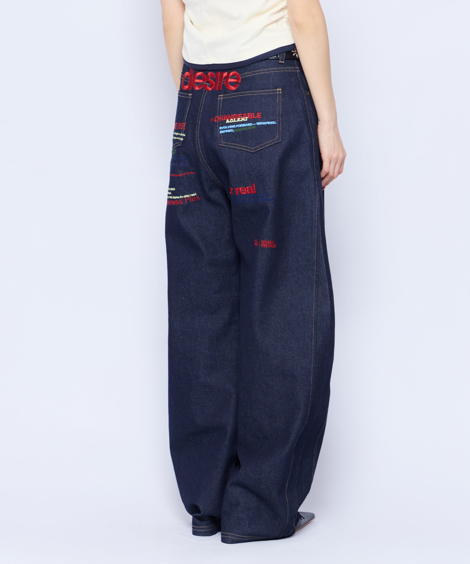Color Embroidery Rigid Denim｜ACLENT（アクレント）