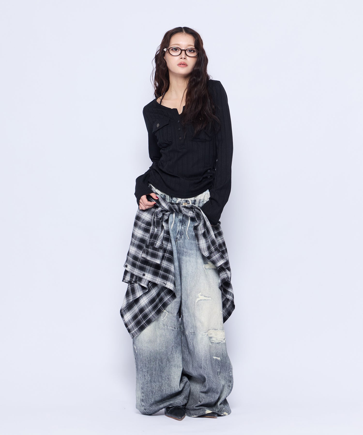 パンツ ACLENT Printed Sweatpants Denim Printed Sweatpants – Denim｜ACLENT（アクレント）