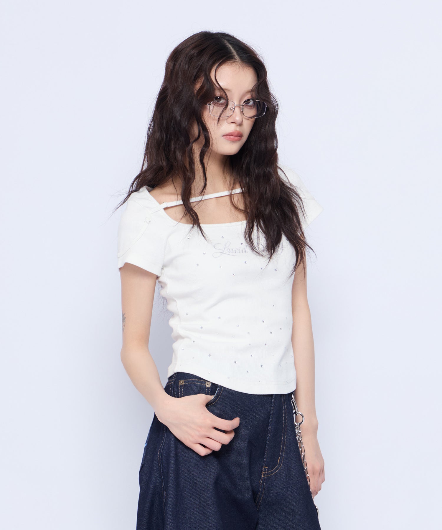MODEL:160cm/COLOR:WHT/SIZE:F