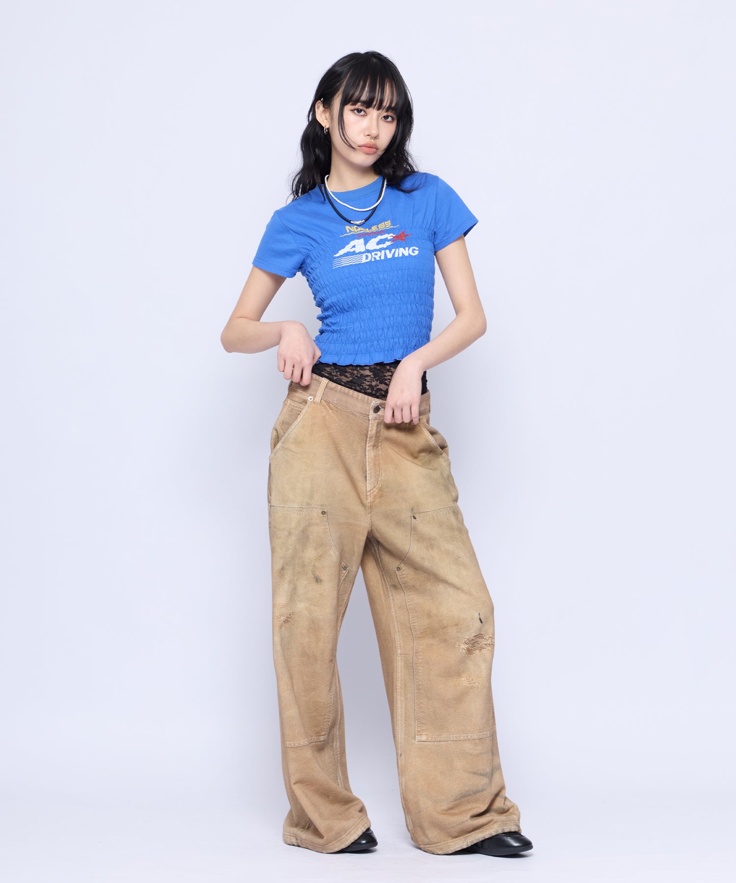 MODEL:172cm/COLOR:BLU/SIZE:F 