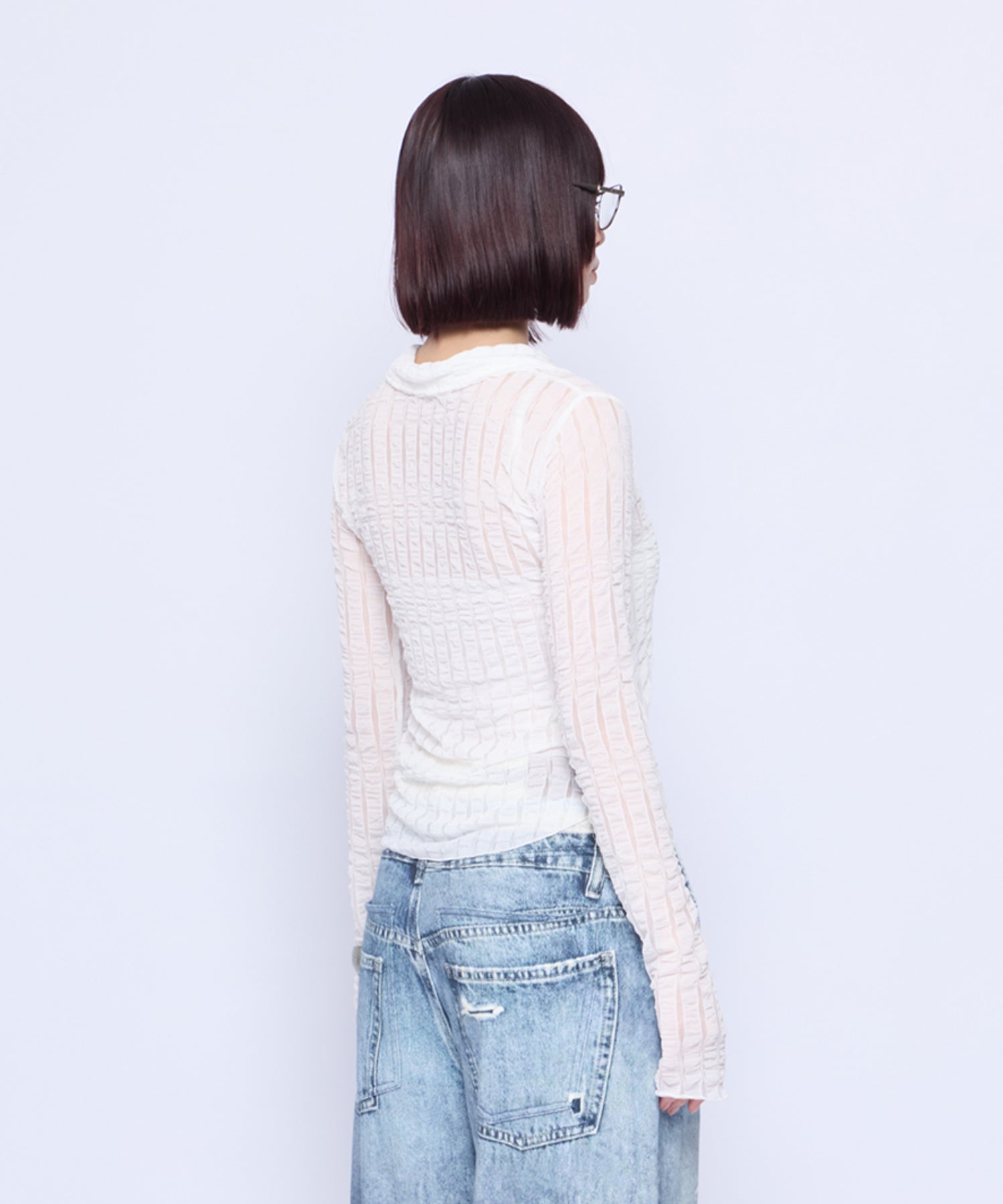 MODEL:165cm/COLOR:WHT/SIZE:F