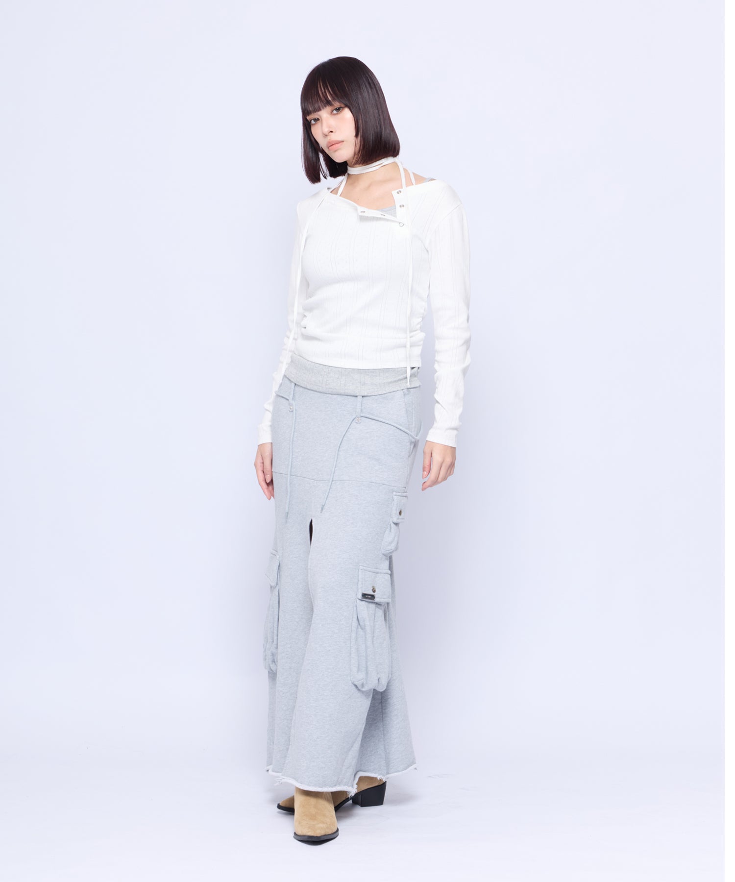 MODEL:165cm/COLOR:WHT/SIZE:F