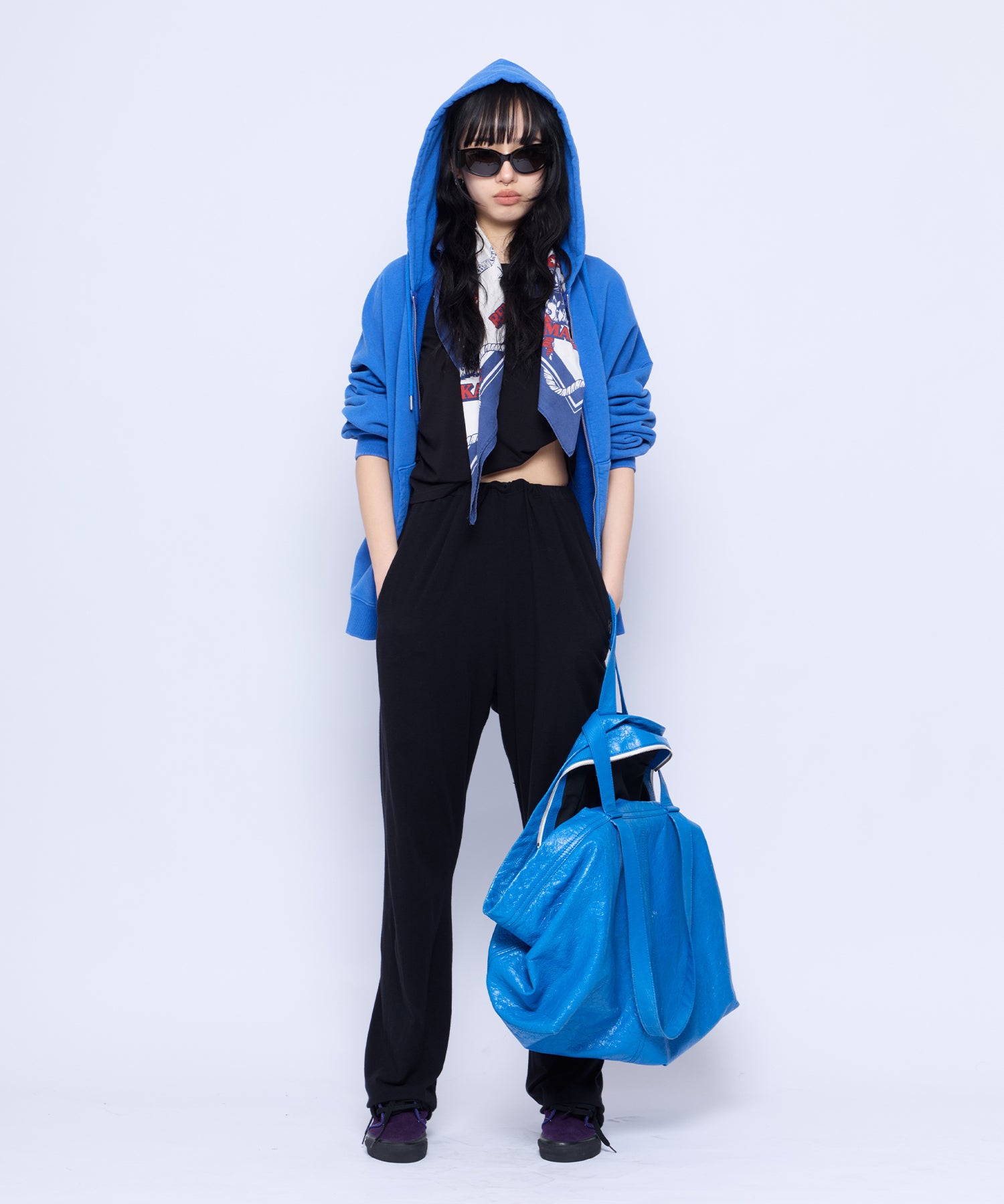 Oversized Scarf Zip Hoodie｜ACLENT（アクレント）