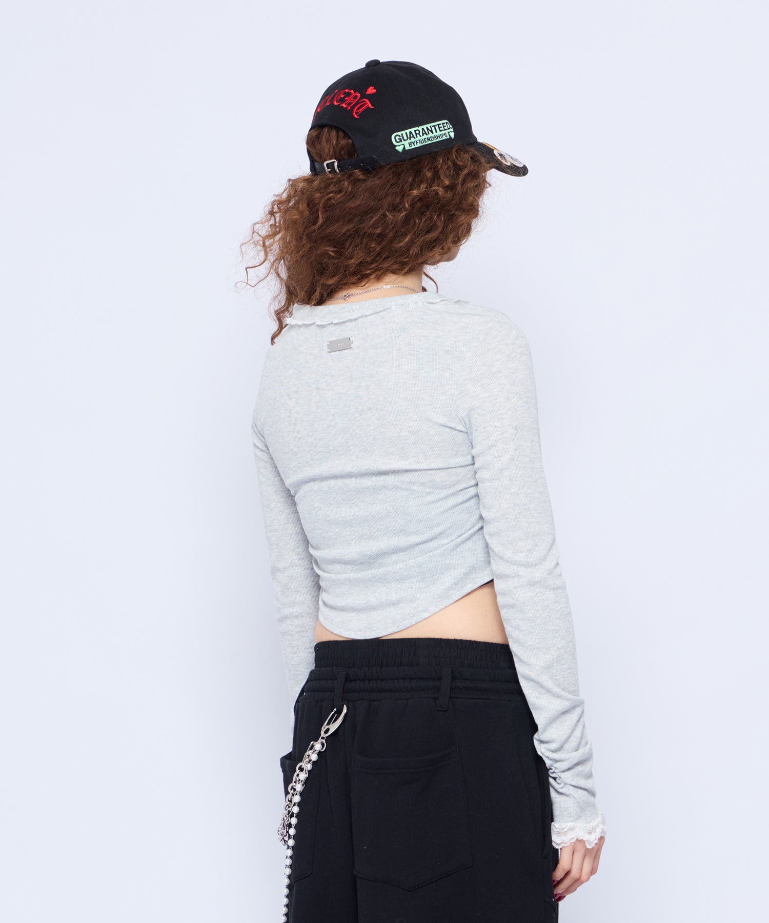 MODEL:168cm/COLOR:GRY/SIZE:F