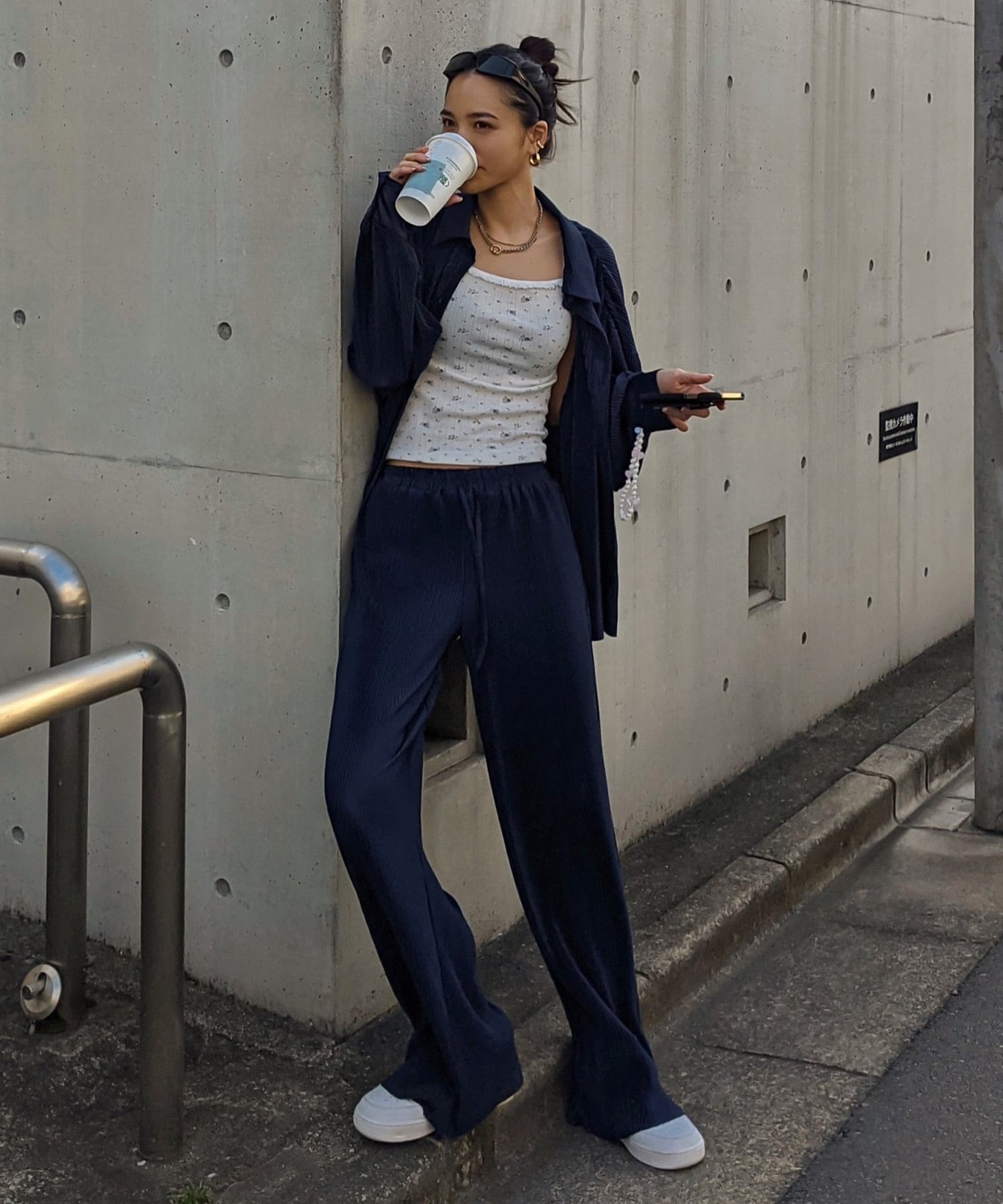 STAFF:168cm/COLOR:NAVY/SIZE:F