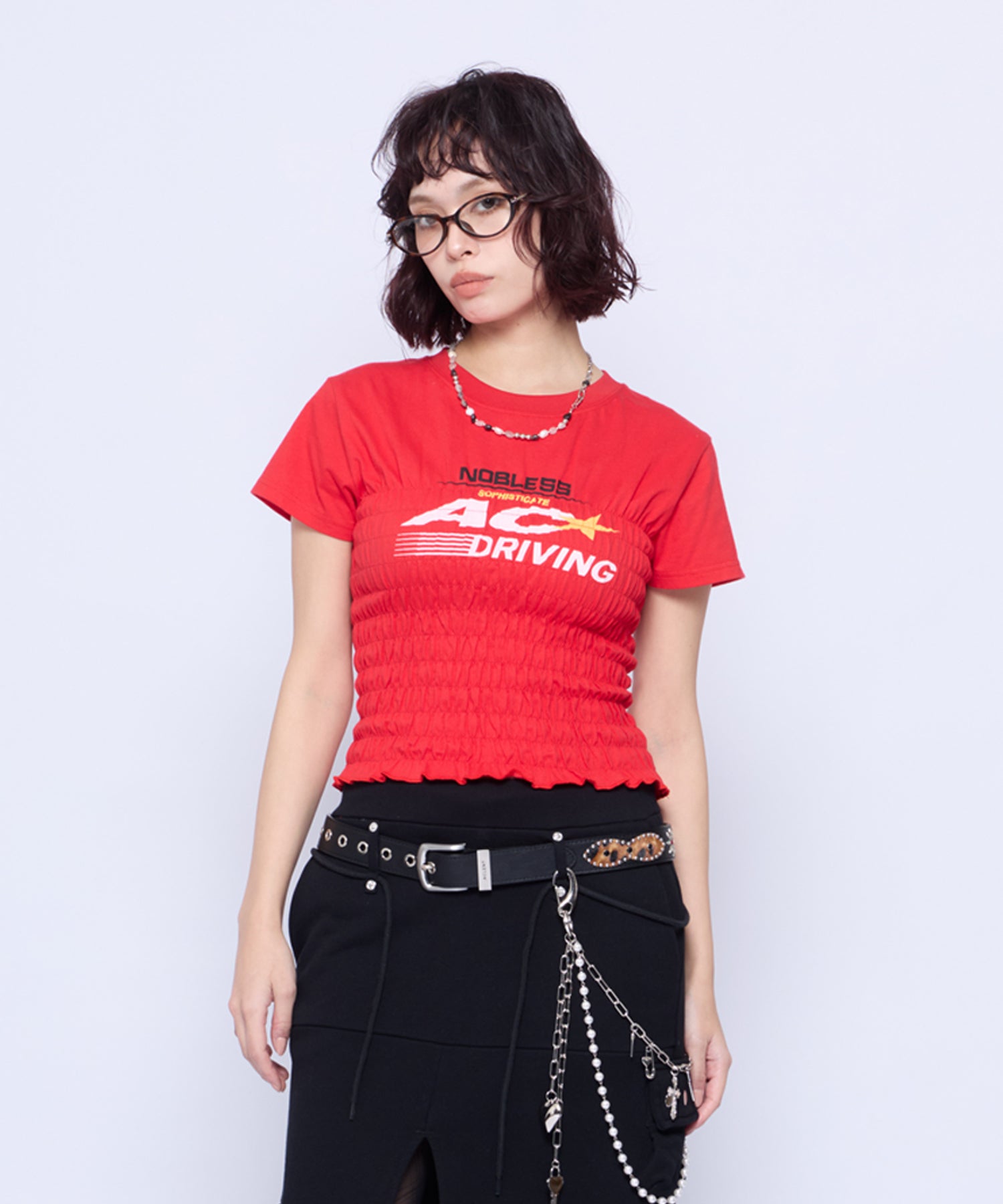 MODEL:165cm/COLOR:RED/SIZE:F