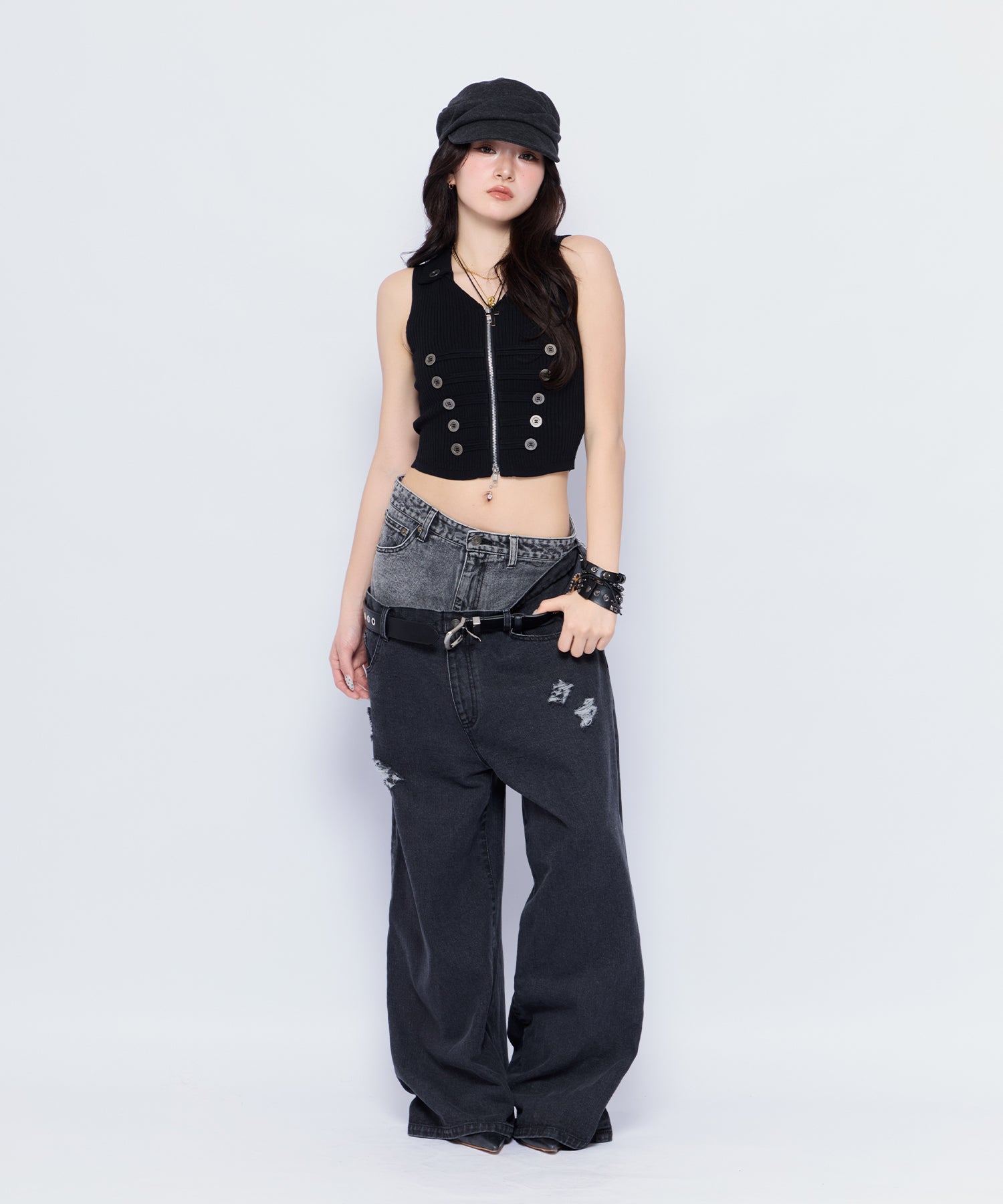 Asym Layered Denim｜ACLENT（アクレント）
