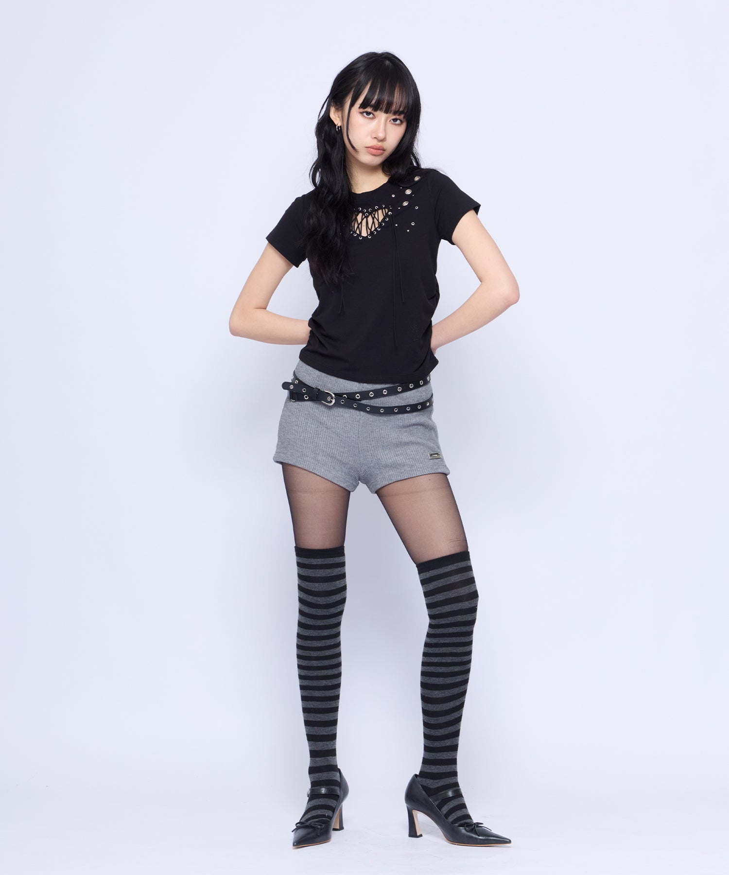 MODEL:172cm/COLOR:BLK/SIZE:F 