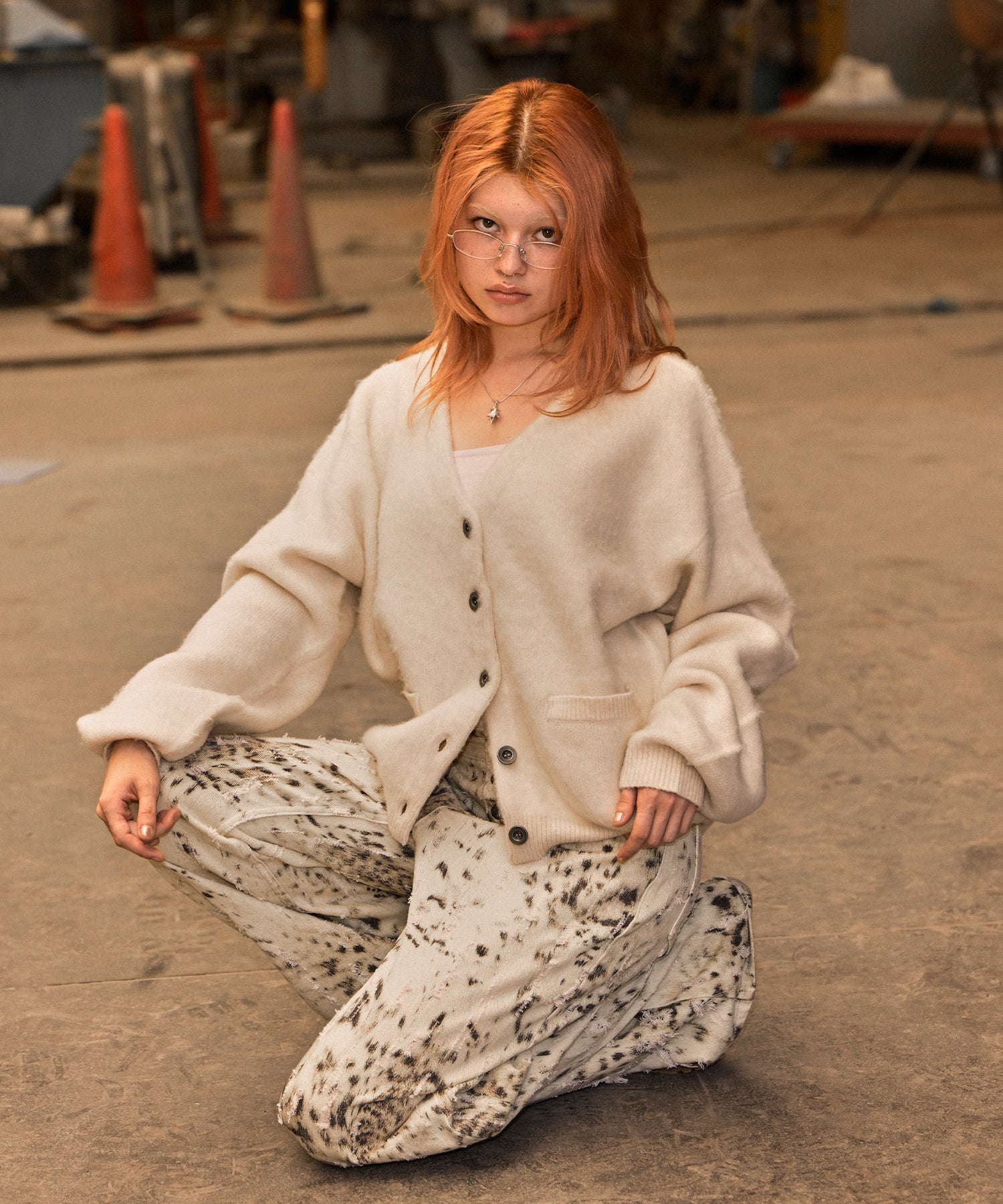 MODEL:170cm/COLOR:IVORY/SIZE:M