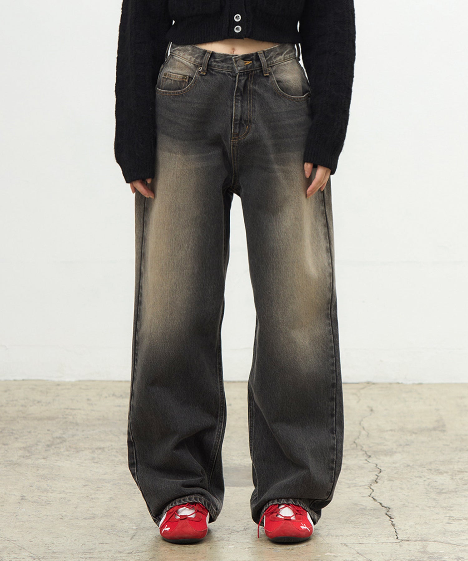 MODEL:163cm/COLOR:BLACK/SIZE:24