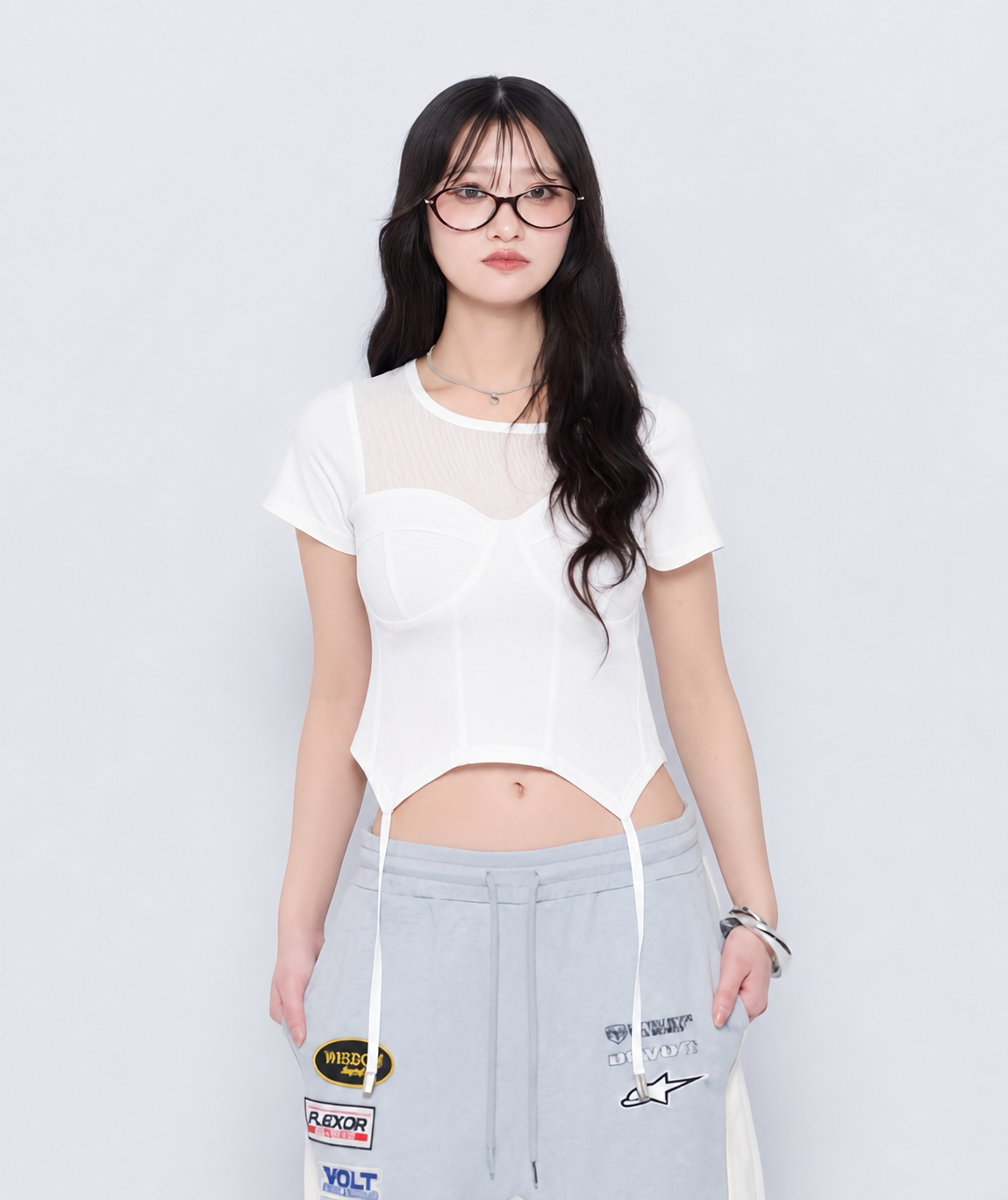 MODEL:155cm/COLOR:WHT/SIZE:F