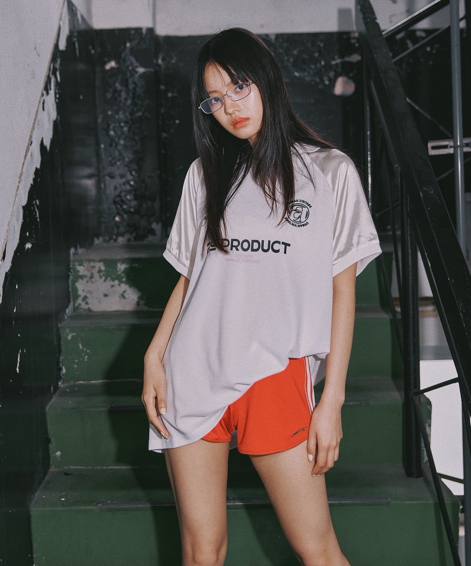 Number logo loose uniform tee｜ACLENT（アクレント）