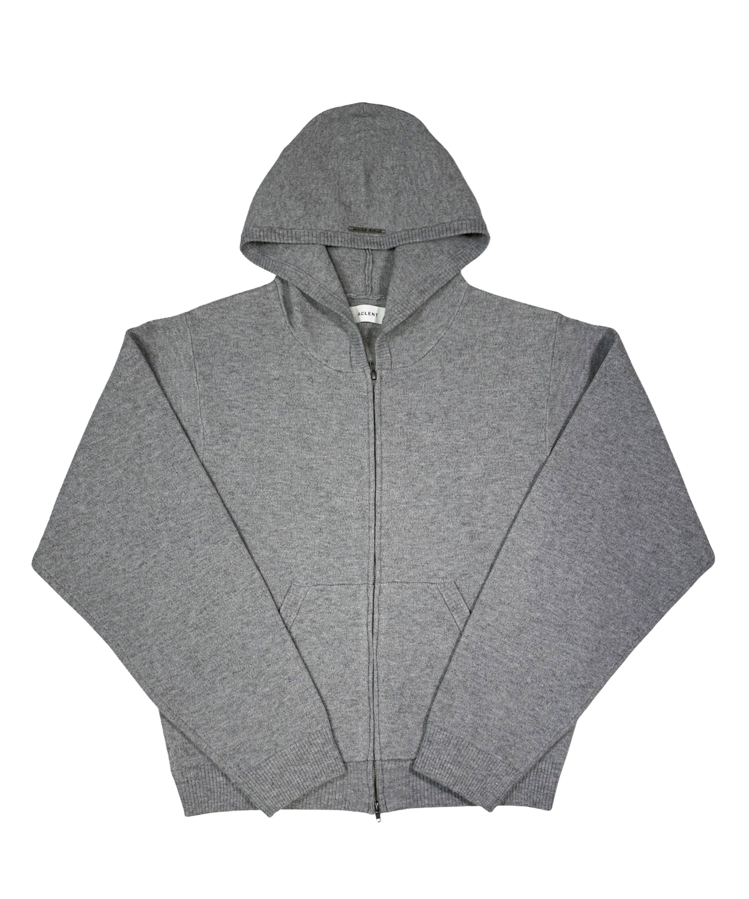 aclent スウェットライクジップニットフーディー スウェットライクジップニットフーディー｜ACLENT（アクレント）