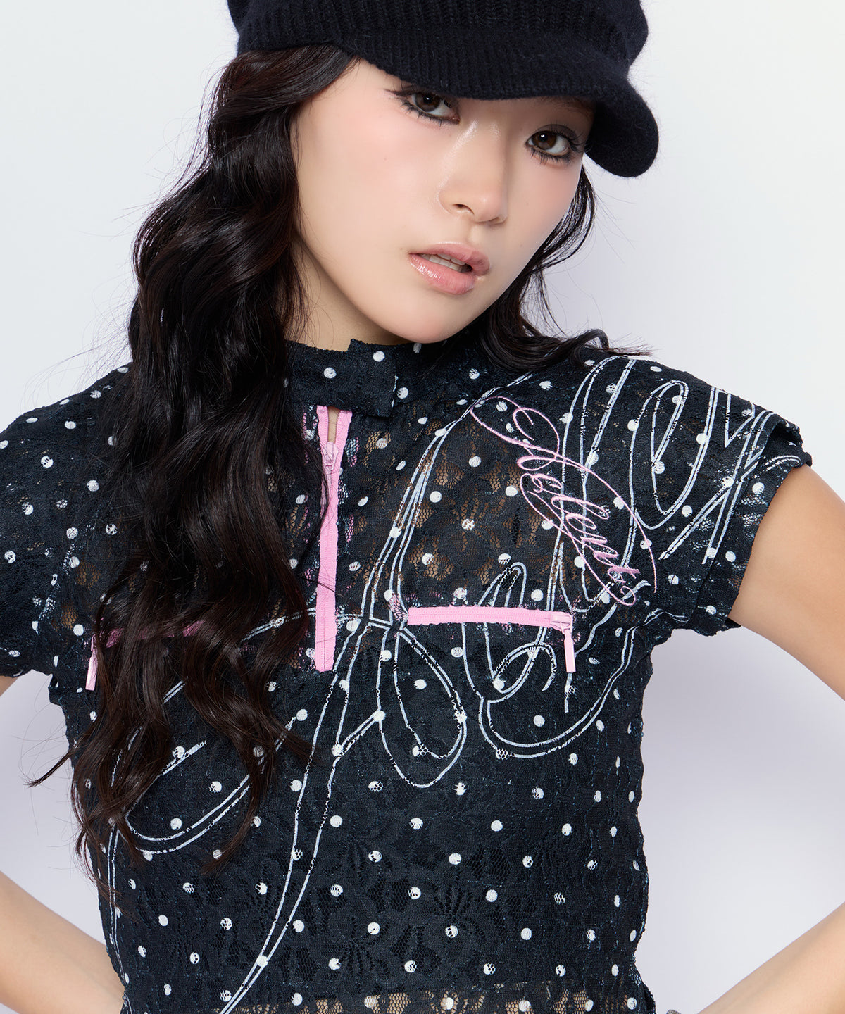 MODEL:170cm/COLOR:BLK/SIZE:F