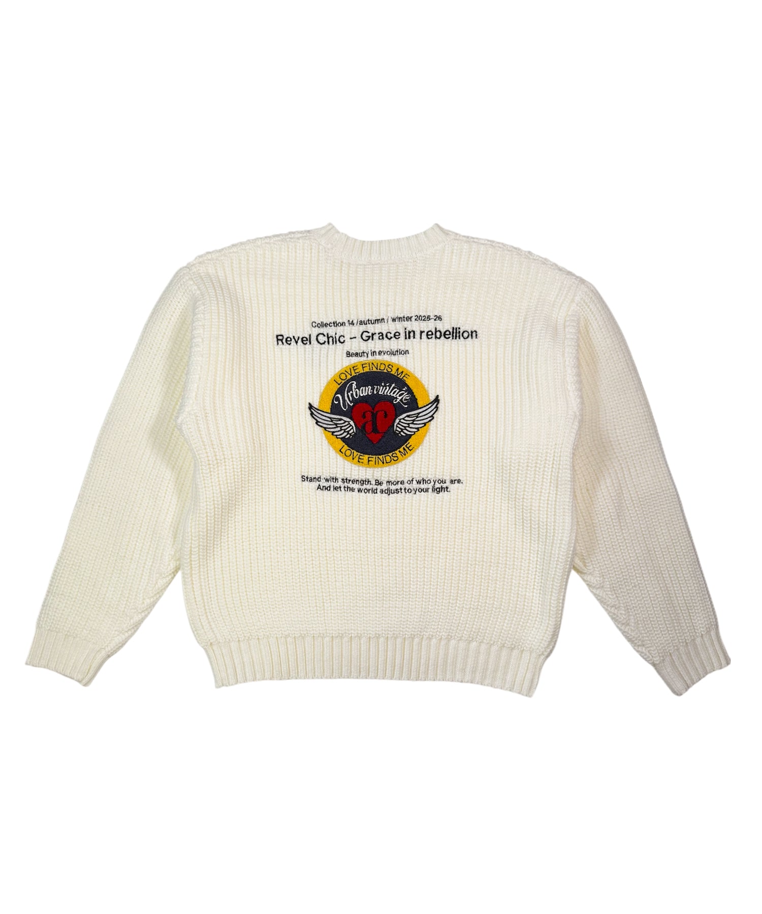 エンジェルハートロゴプルオーバーニット