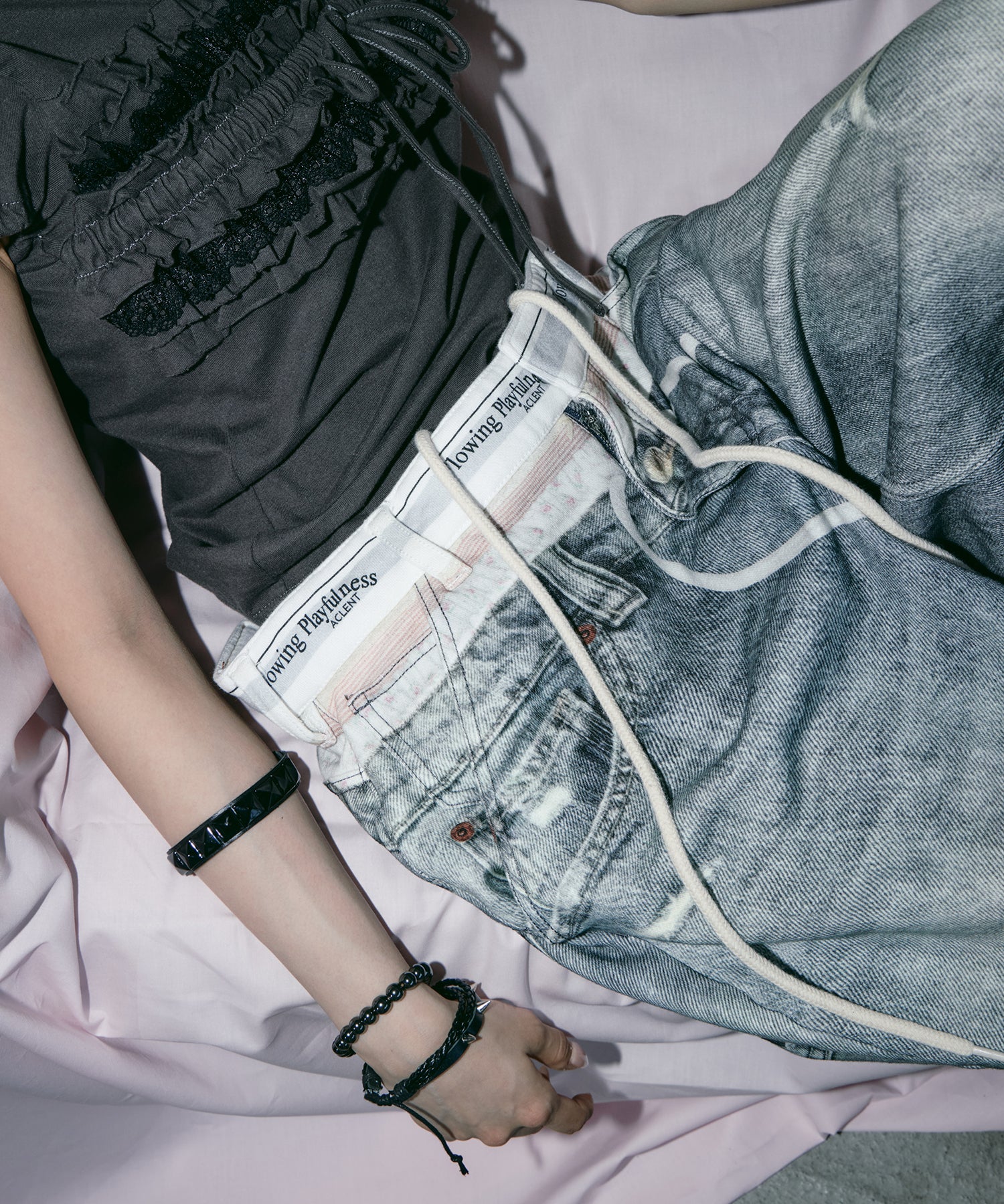 Printed Sweatpants – Denim Ⅱ