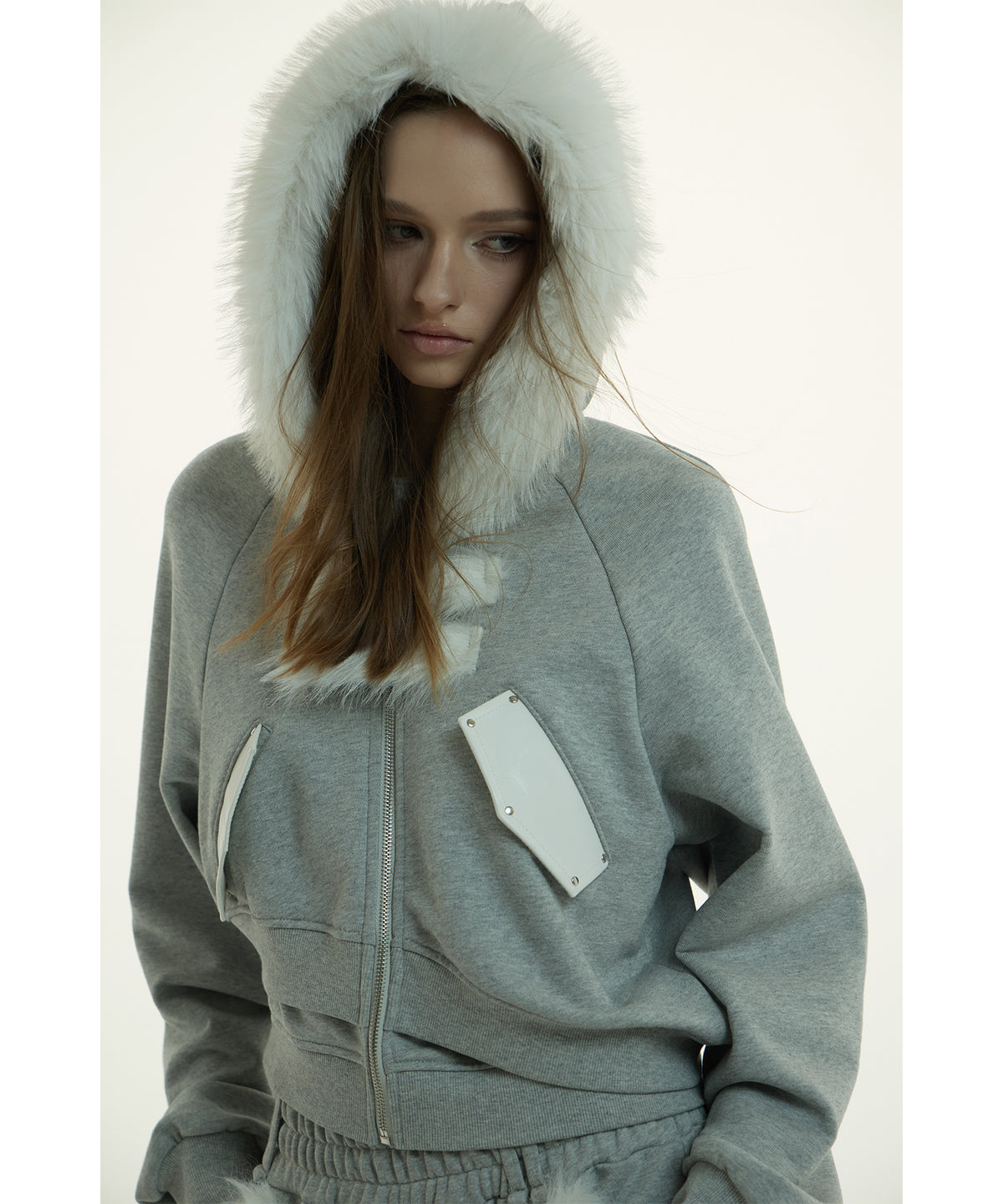 MODEL:173cm/COLOR:GRY/SIZE:F