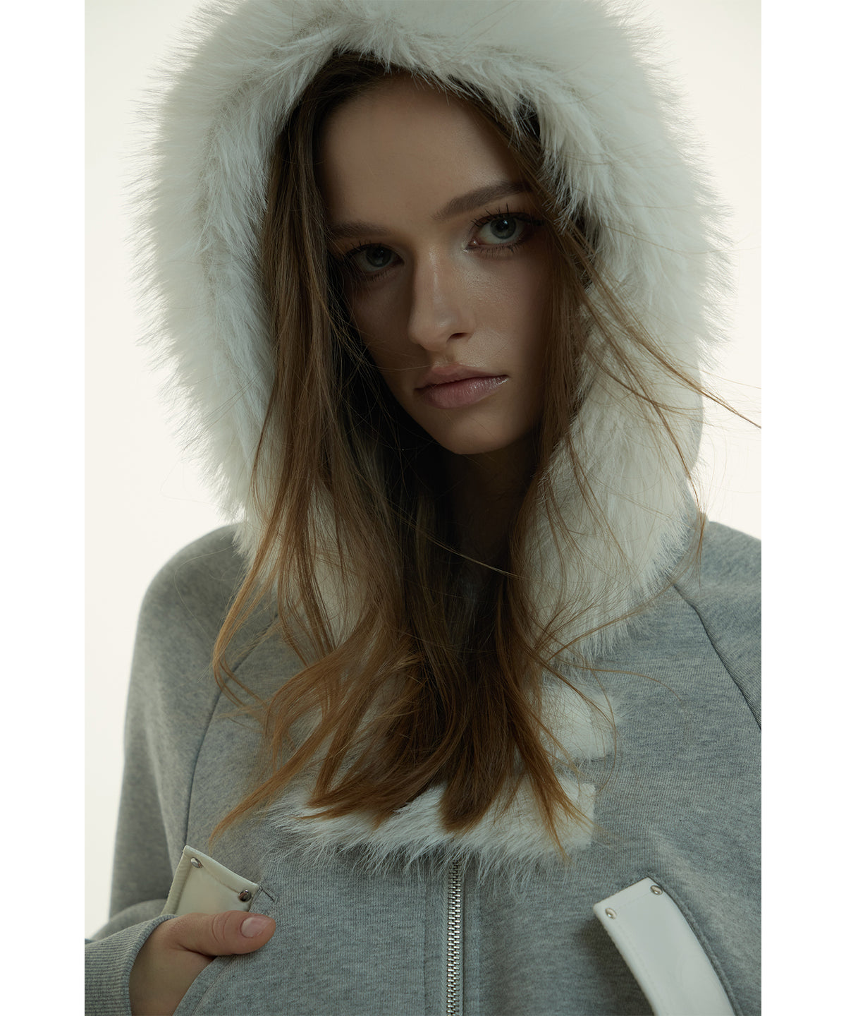 MODEL:173cm/COLOR:GRY/SIZE:F