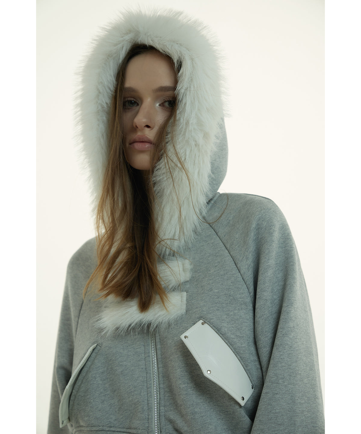 MODEL:173cm/COLOR:GRY/SIZE:F